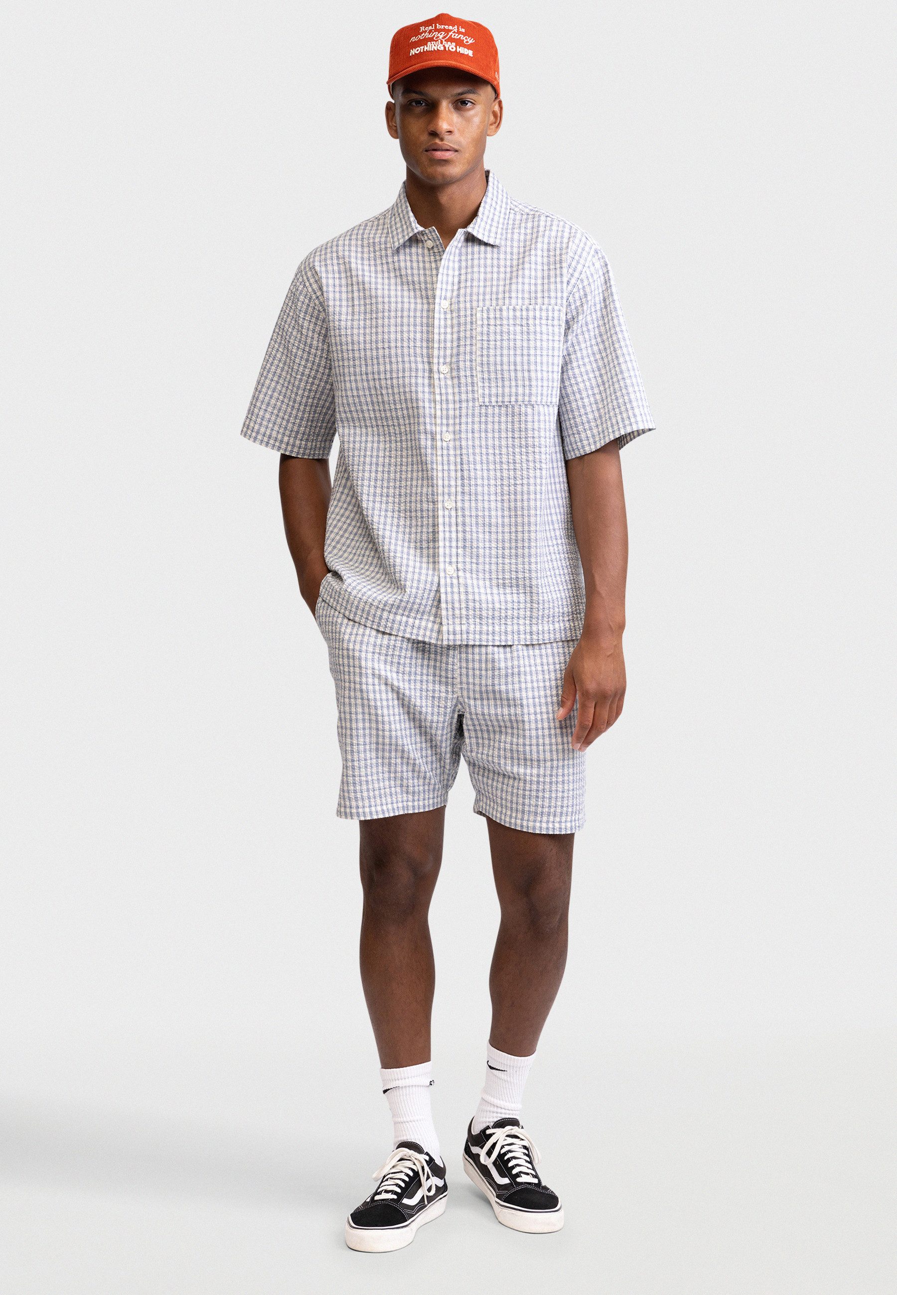 REDEFINED REBEL Kurzarmhemd Redefined Rebel Shirt RRRowdy Shirt OVERSIZED FIT