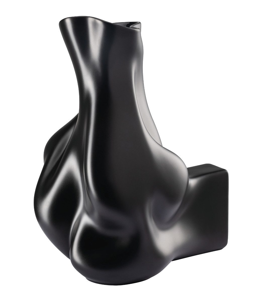 Rosenthal Dekovase Blown 2nd Edition Schwarz matt Vase 30 cm (Vasen)