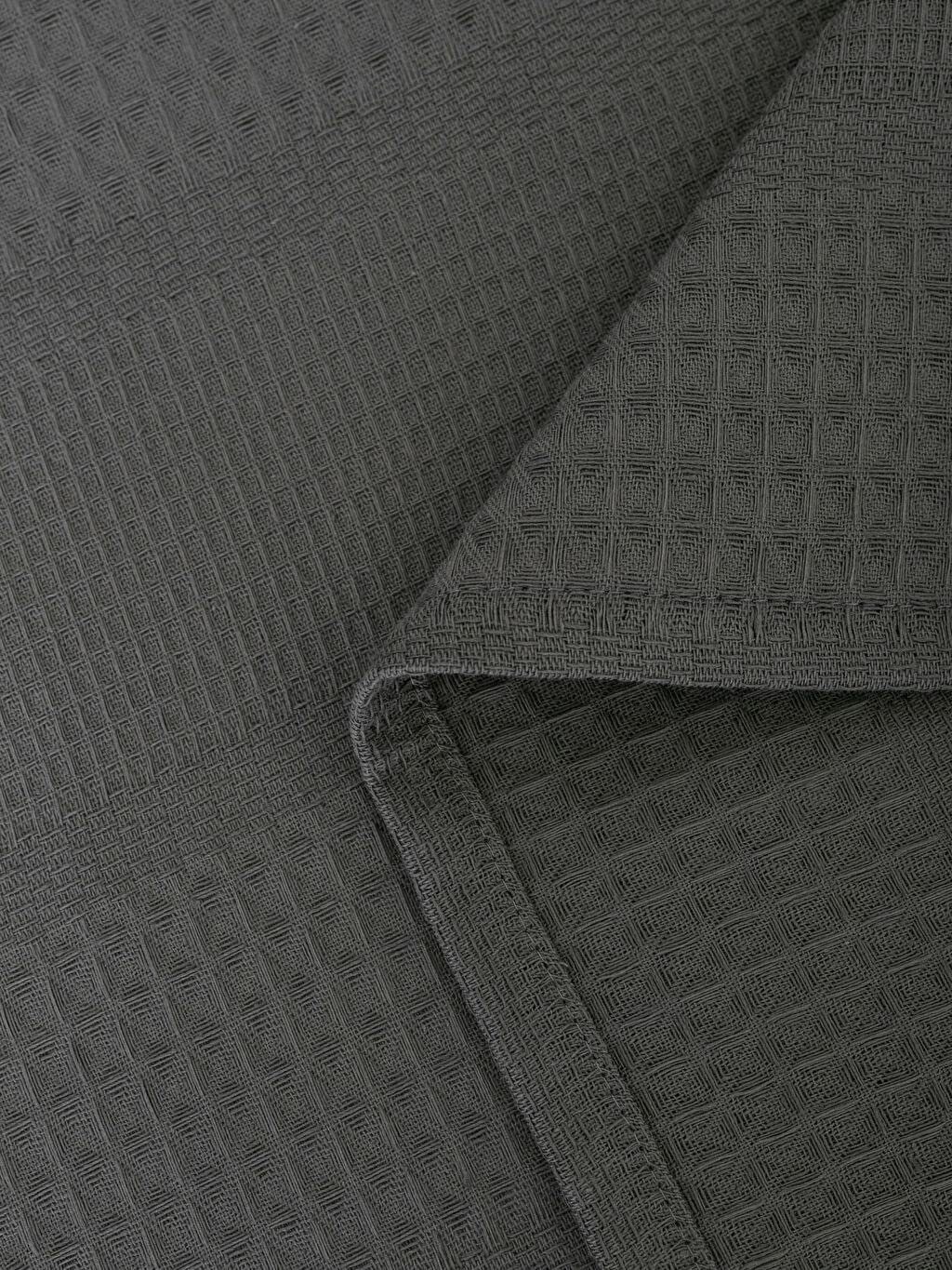 Tagesdecke grau), Tagesdecke (160x220 Furni24 cm, Pique-Decke,