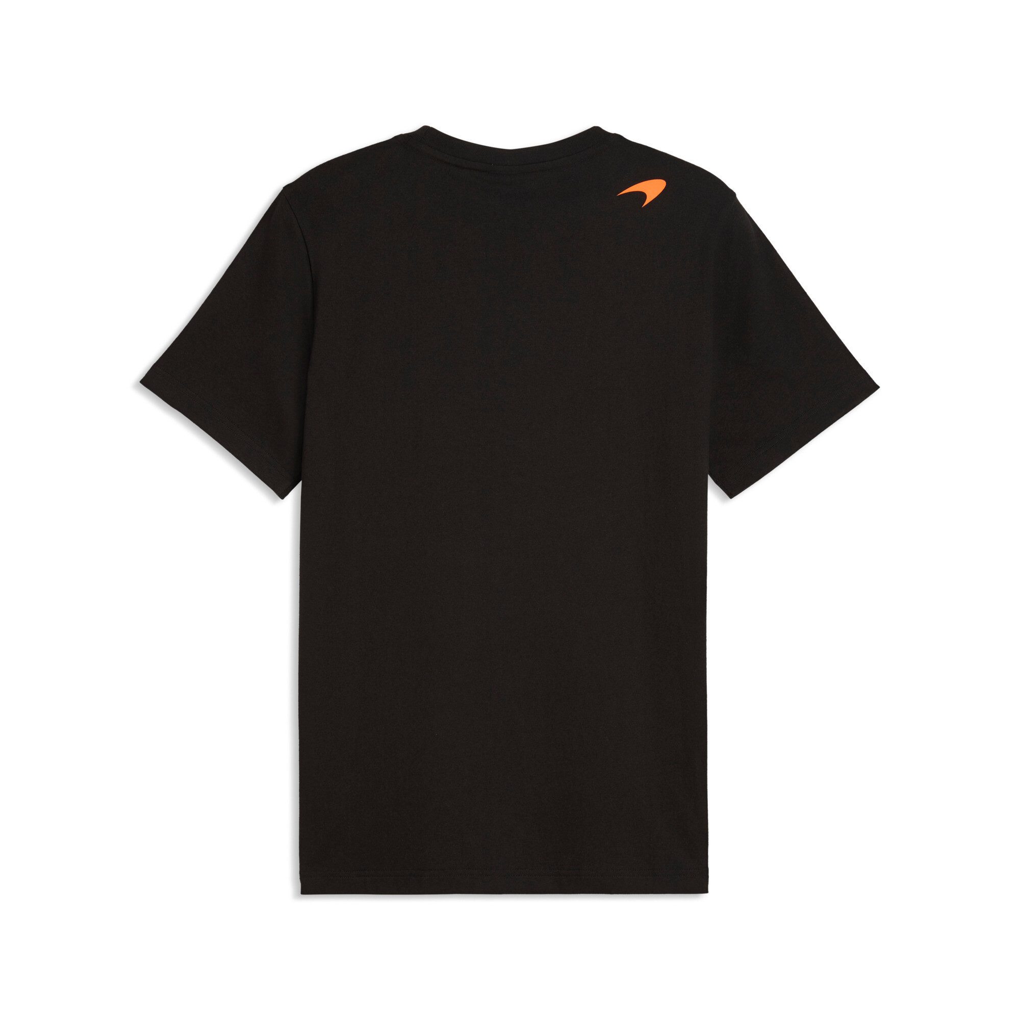 PUMA T-Shirt MCLAREN SMALL LOGO TEE mit Rundhalsausschnitt, sportlicher Look, mit McLAREN RACING Print