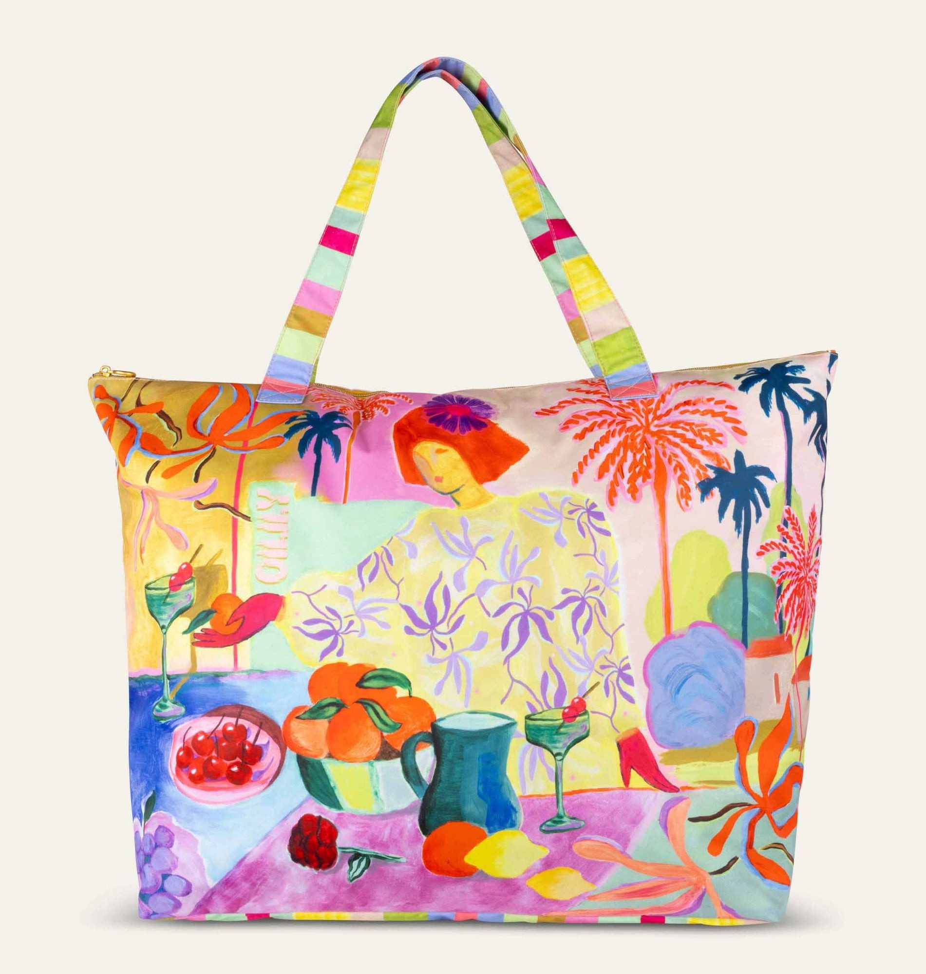 Oilily Shopper Sabine XXL Shopper Multicolor Painting