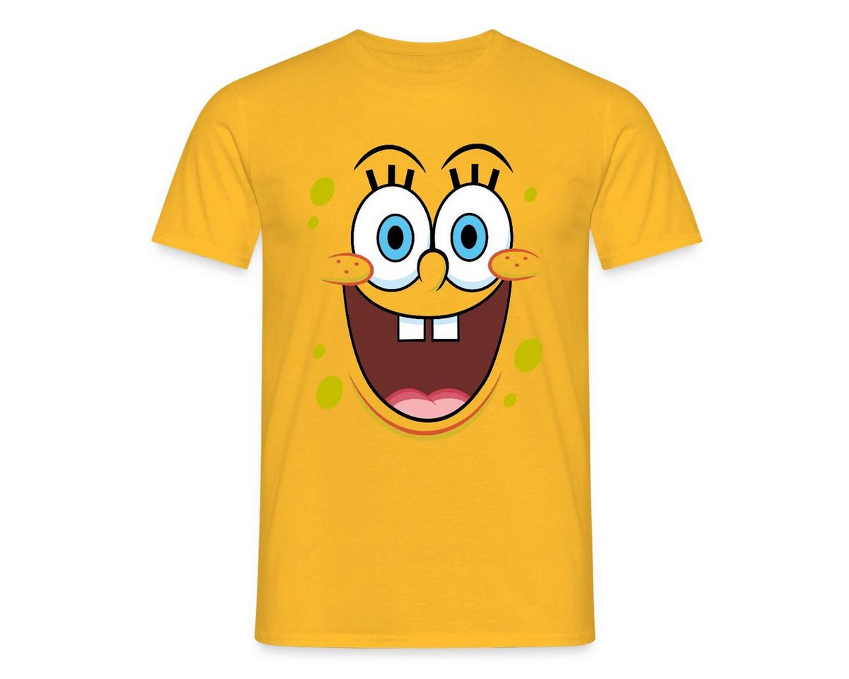 Spreadshirt T-Shirt SpongeBob Schwammkopf Kostüm Karneval Männer T-Shirt (1-tlg)