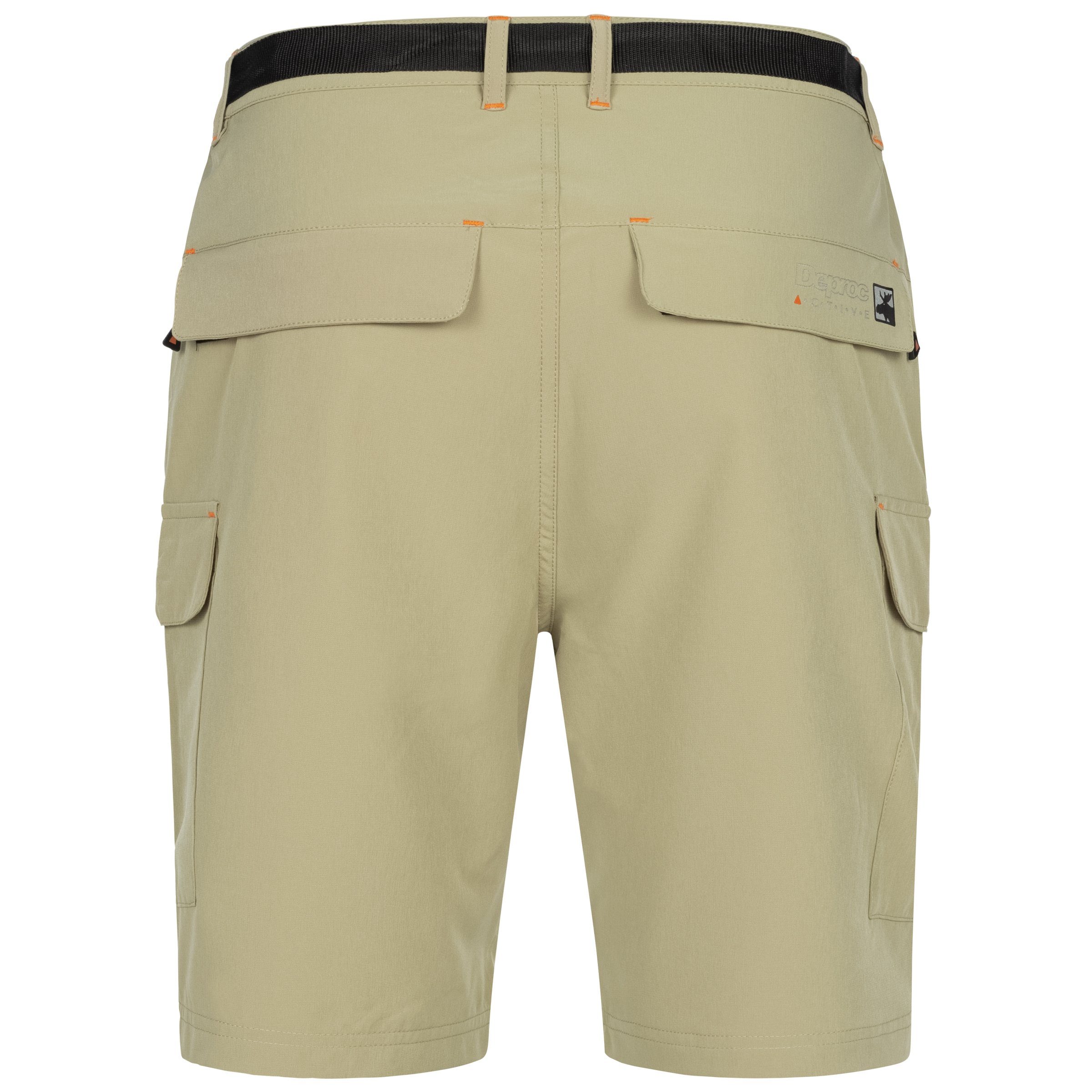 Funktionsshorts DEPROC Short MEN CS Sand Großen KENTVILLE Active & Größen erhältlich auch in Bermuda NEW Full Stretch