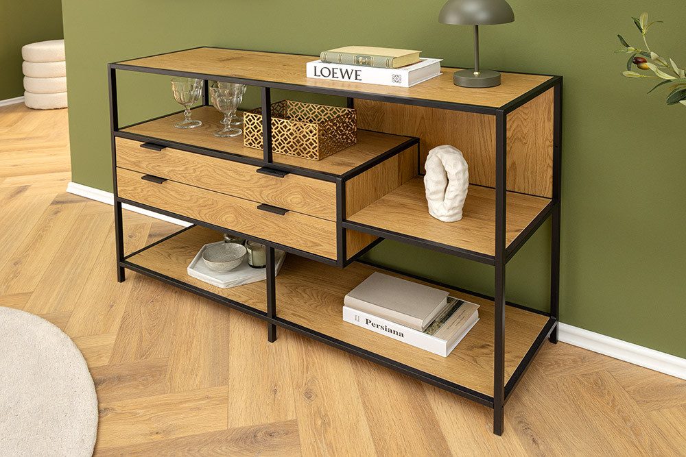 riess-ambiente Bücherregal SLIM LINE 115cm natur günstig online kaufen