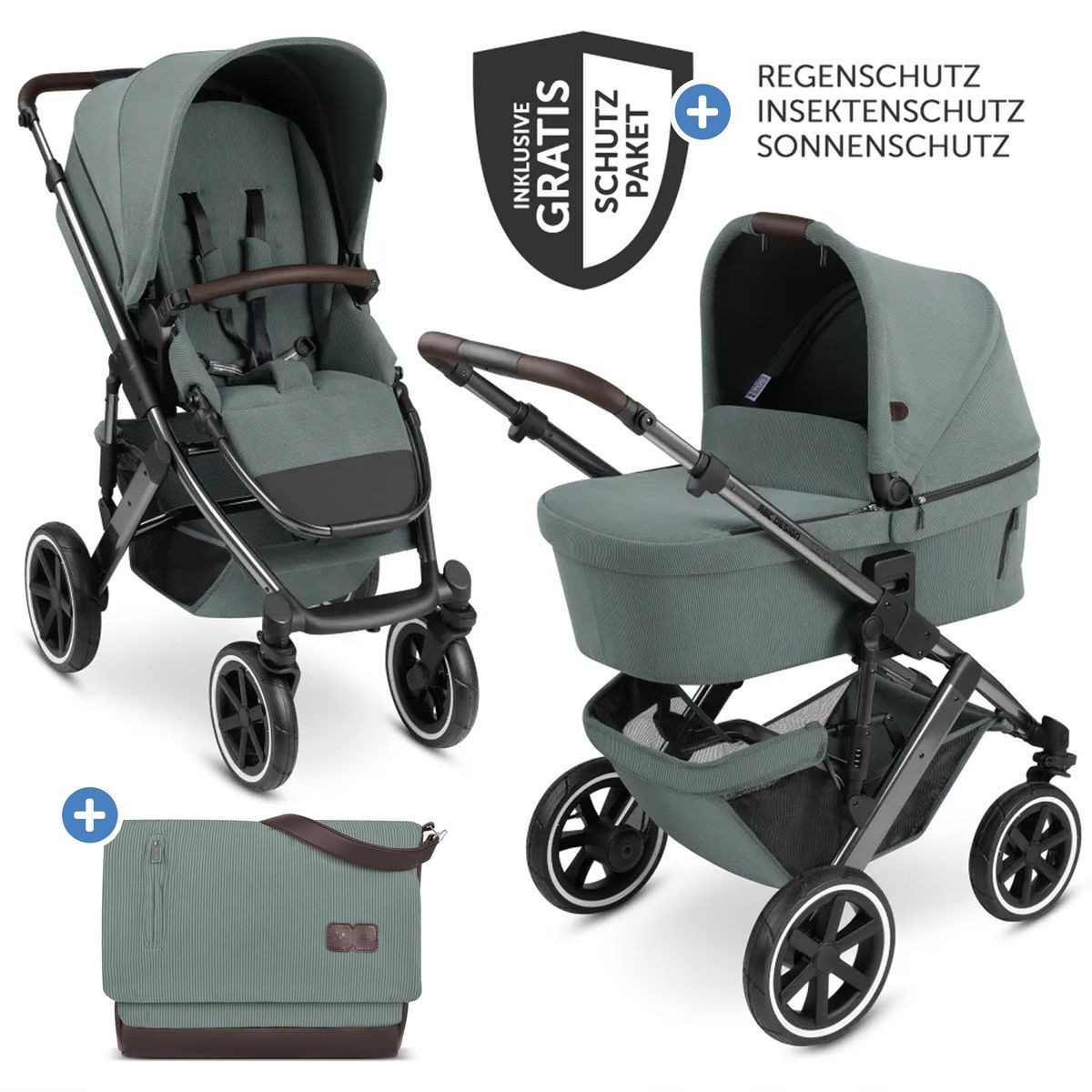 Kombi-Kinderwagen Salsa 4 Air - Aloe