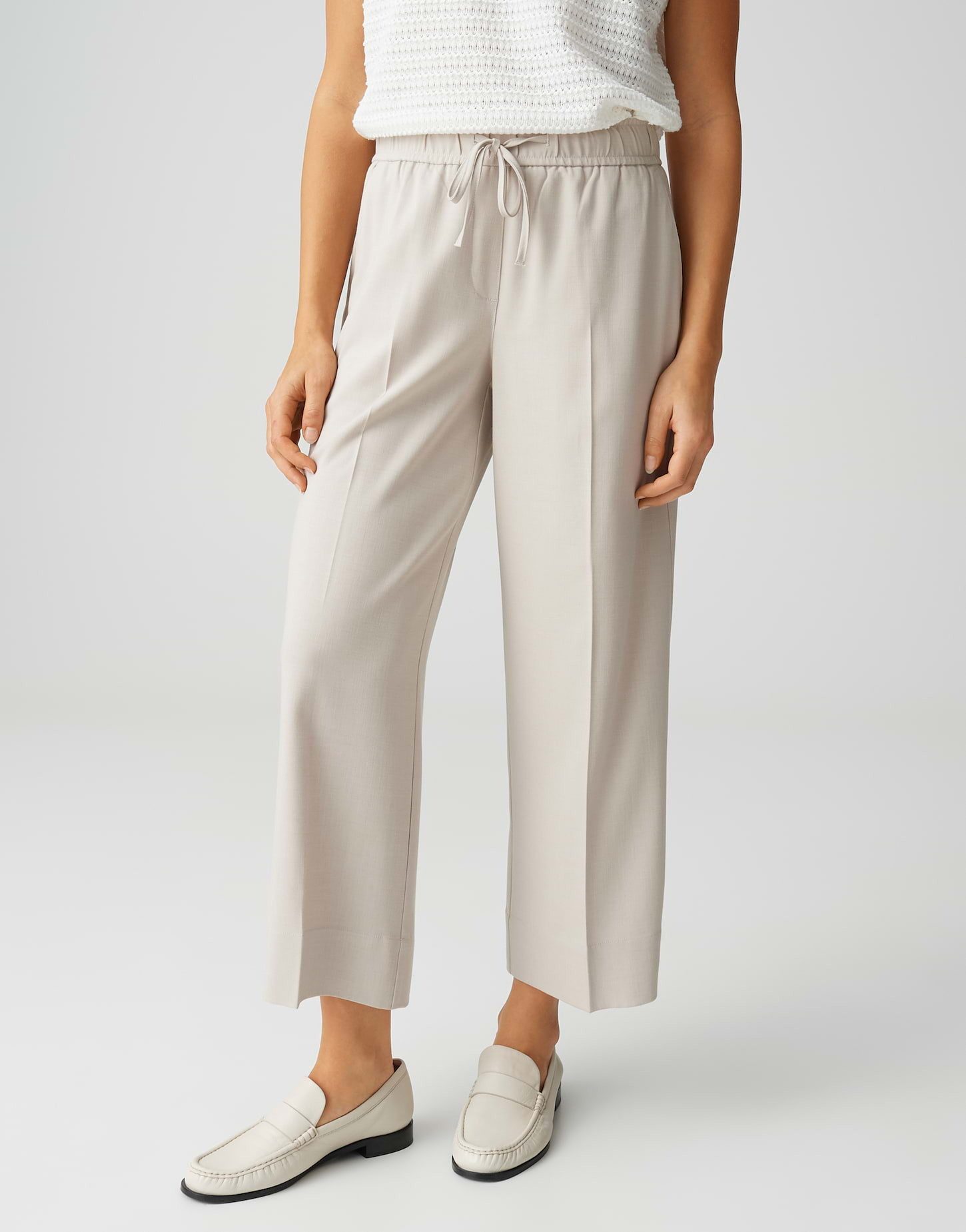 OPUS Culotte Melane breath mit Komfortbund schräge Eingrifftaschen, fließender Fall, weicher Griff, Casual