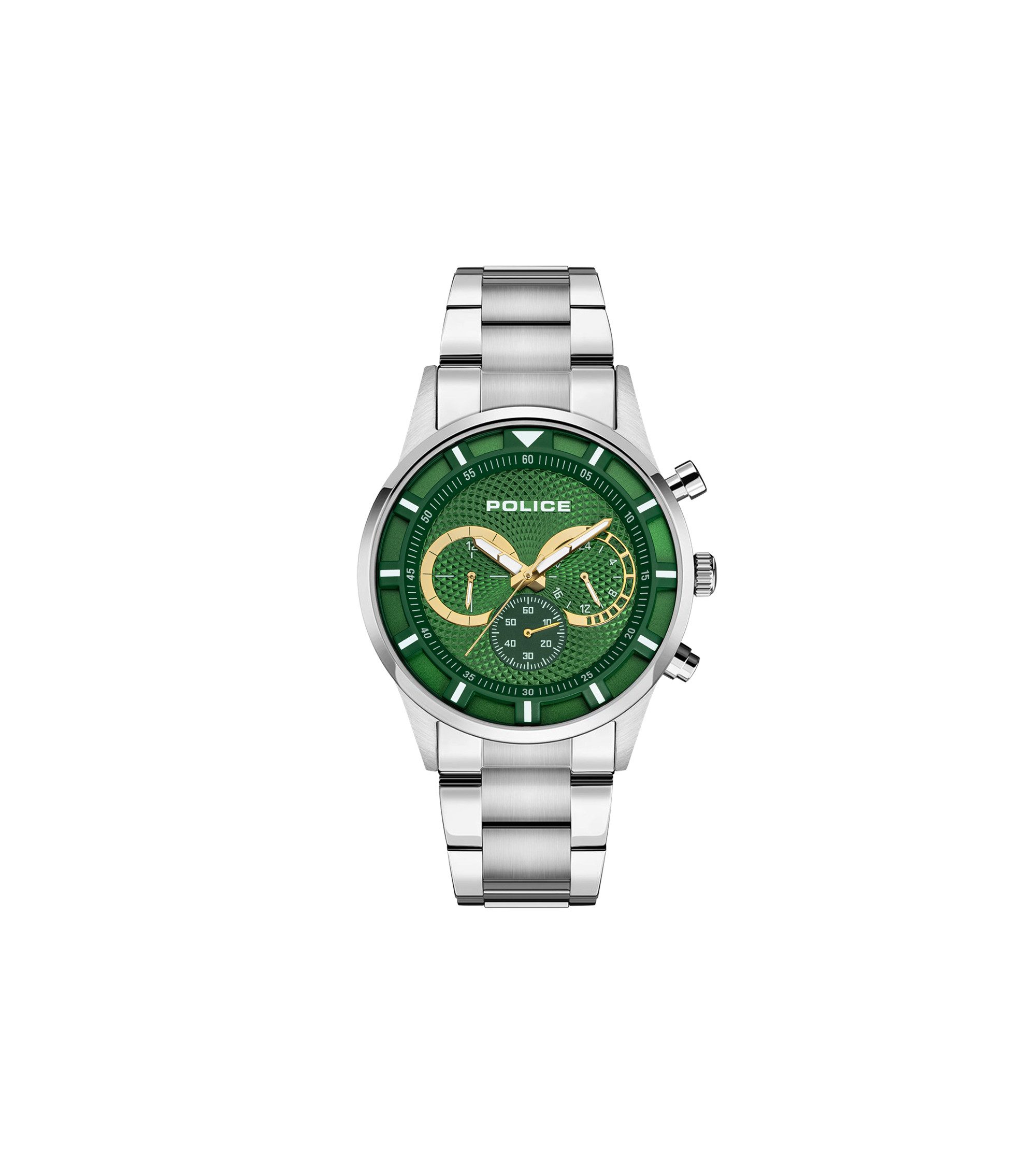 Police Quarzuhr Driver PEWJK2014301M-SET, (Set, 2-tlg., mit Armband), Armbanduhr, Herrenuhr, Edelstahlarmband, Ideal auch als Geschenk