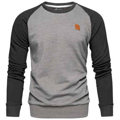 Amaci&Sons Sweatshirt »MILWAUKEE Herren Pullover Sweatshirt mit Rundhals«
