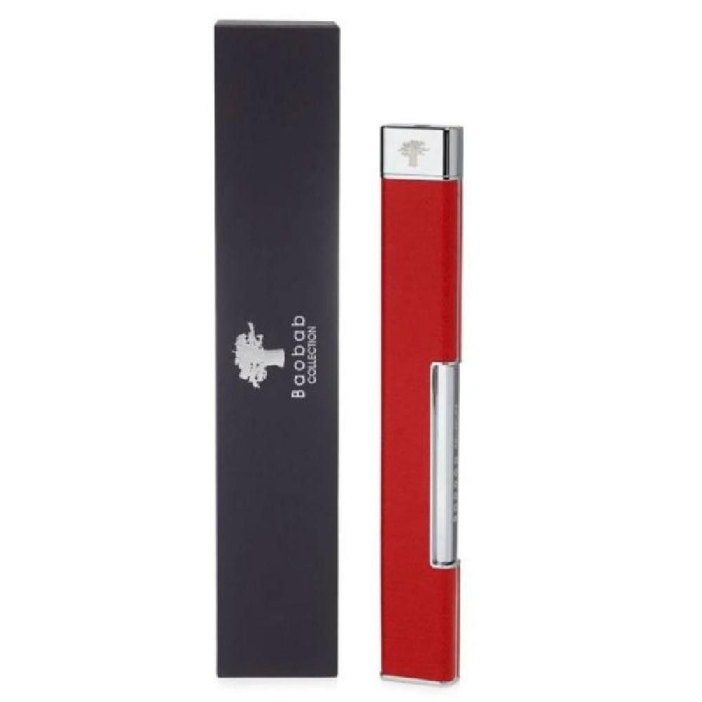 Baobab Feuerzeuge Stabfeuerzeug Lighter Grainé Rouge Rot