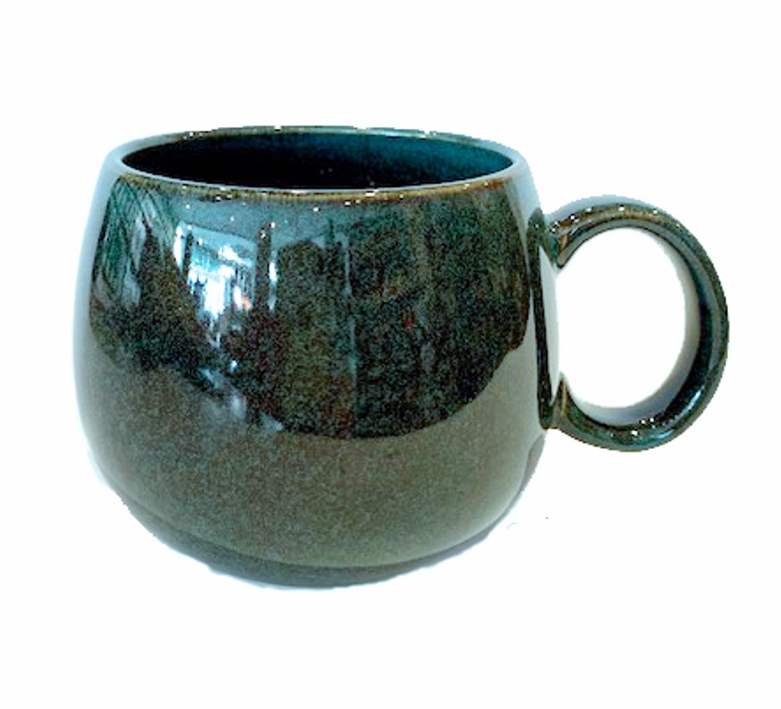 MAOCI teaware for your life Tasse Jumbotasse petrol Keramik 0,5 L, 1-tlg.
