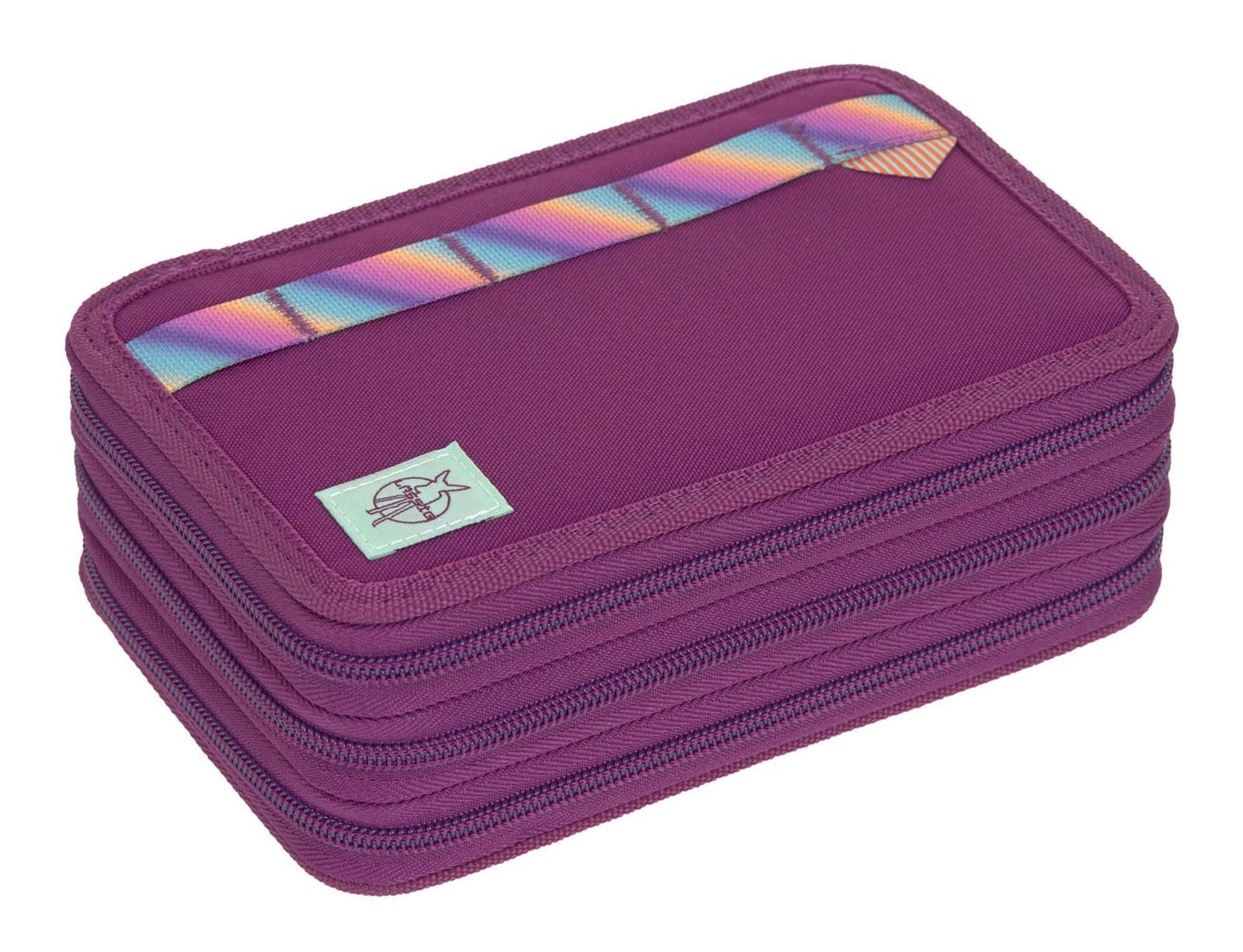 LÄSSIG Federmäppchen School Triple Pencil Case Slim