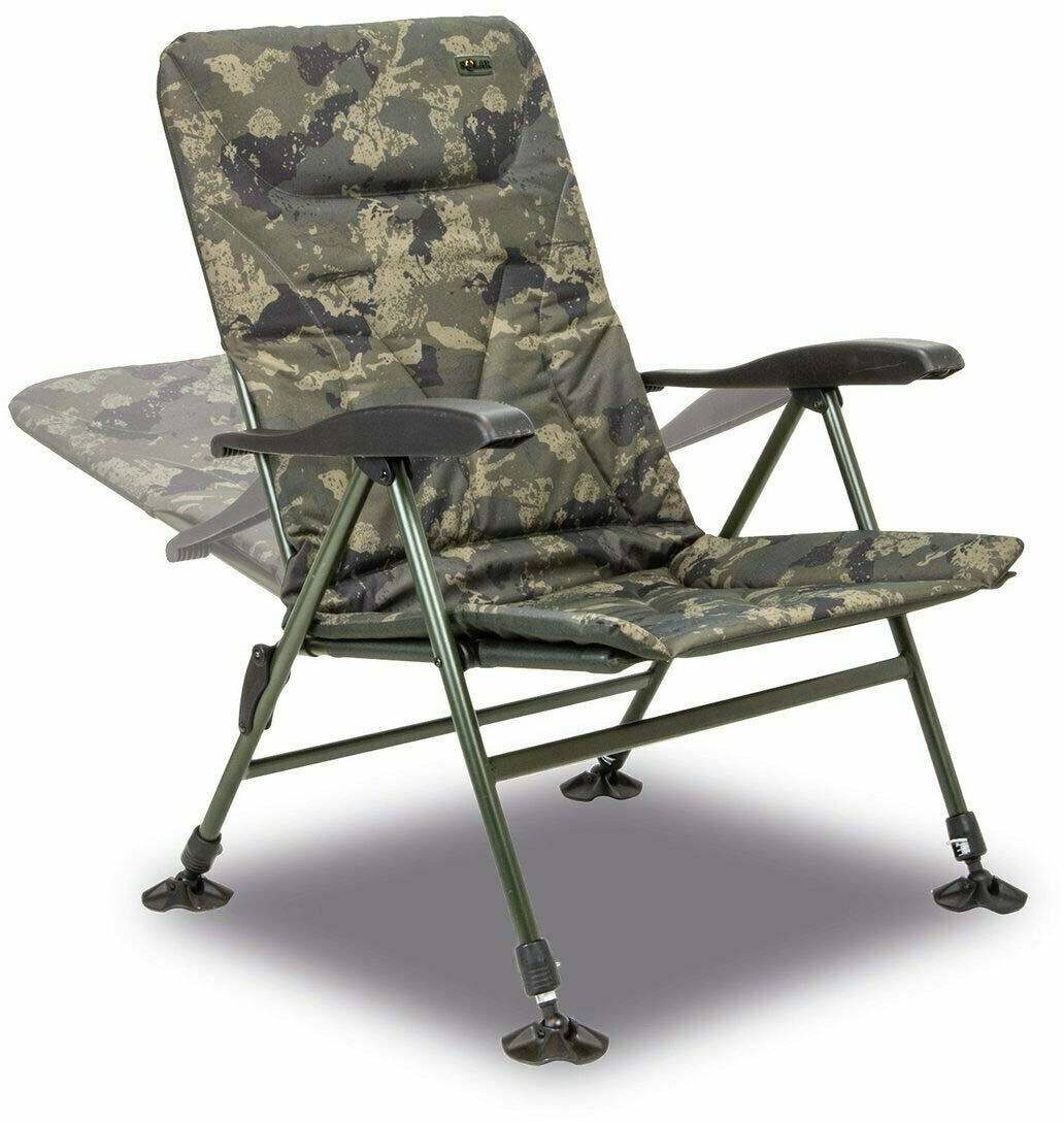 Angelstuhl Solar Chair Undercover Tackle Recliner Solar Camo