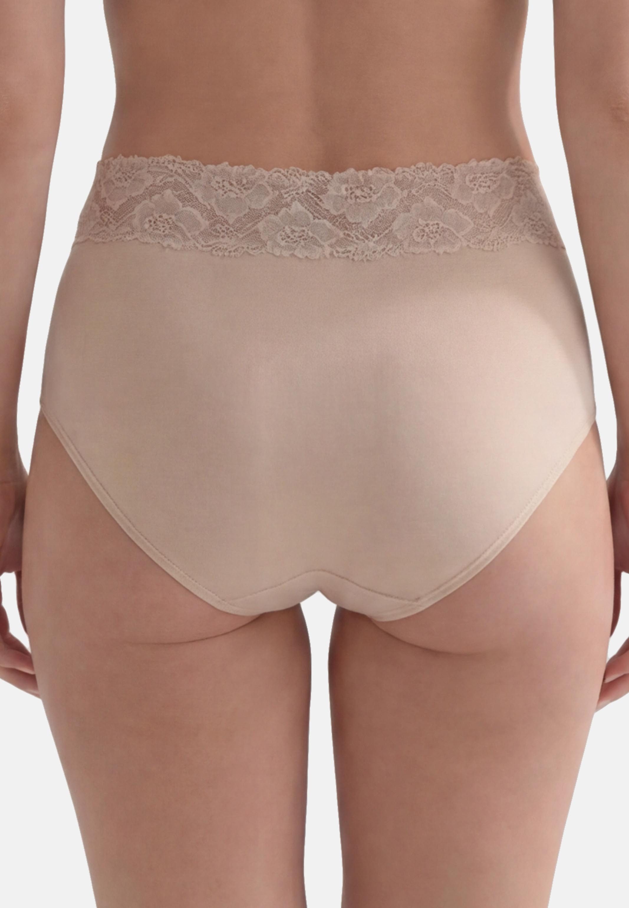 Nina Von C. Taillenslip 3er Pack Slipboutique (Spar-Set, 3-St) Taillen Slip - Blickdicht - Mit transparentem Spitzenbund