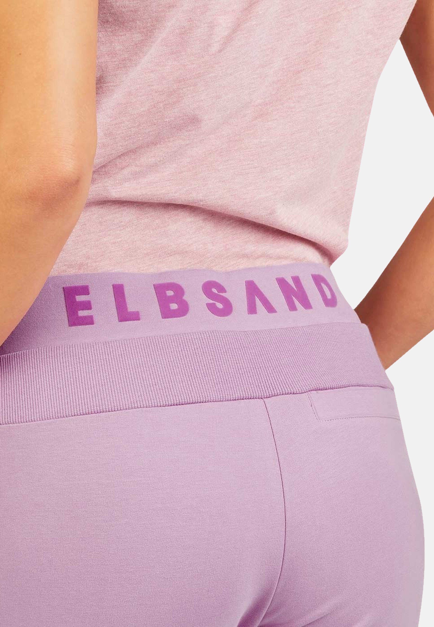 Elbsand BRINJA (1-tlg) mit 7/8 Hose Sporthose Sweathose seitlichen rosa