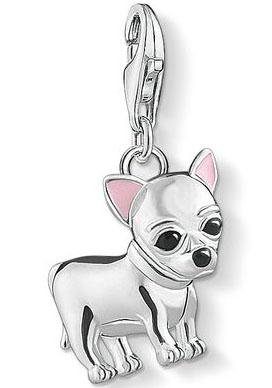 THOMAS SABO Charm-Einhänger Chihuahua, mit Zirkonia (synth)