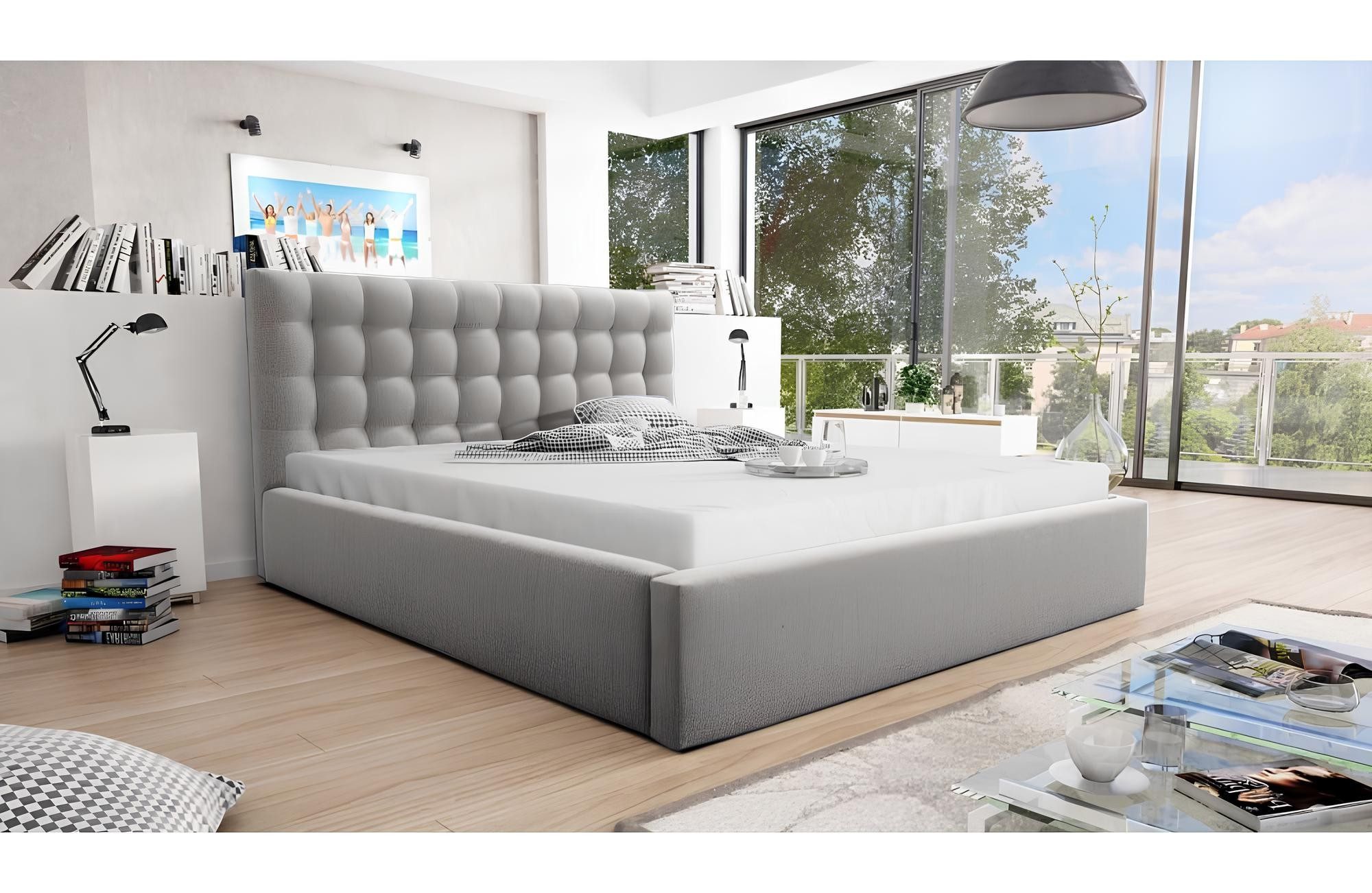 Xlmoebel Polsterbett King-Size-Bett im Chesterfield-Stil mit hochwertiger Verarbeitung (Bett), Hergestellt in Europa