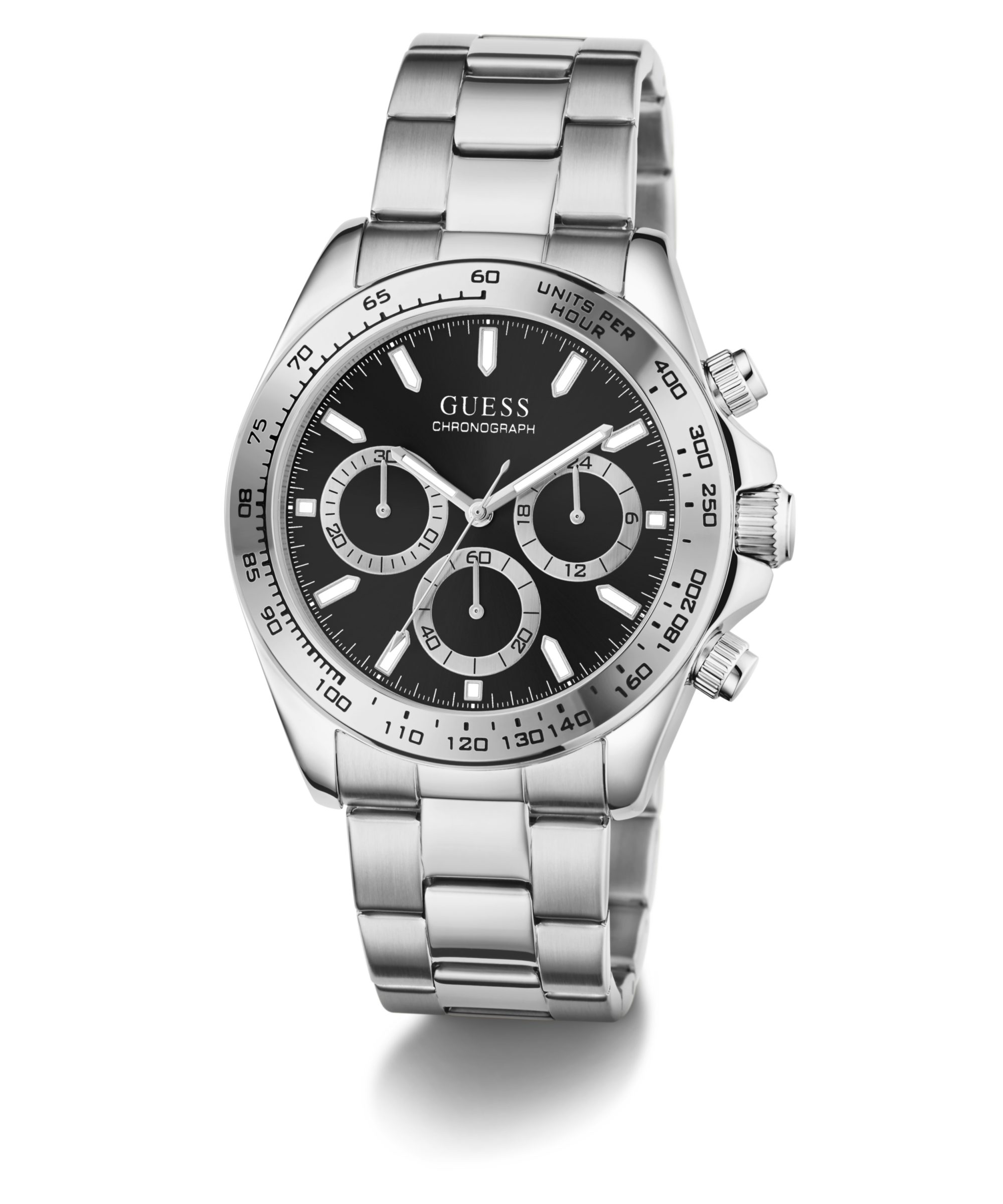 Guess Chronograph ARTHUR GW1058G8, Quarzuhr, Armbanduhr, Herrenuhr, Edelstahlarmband, analog, Tag