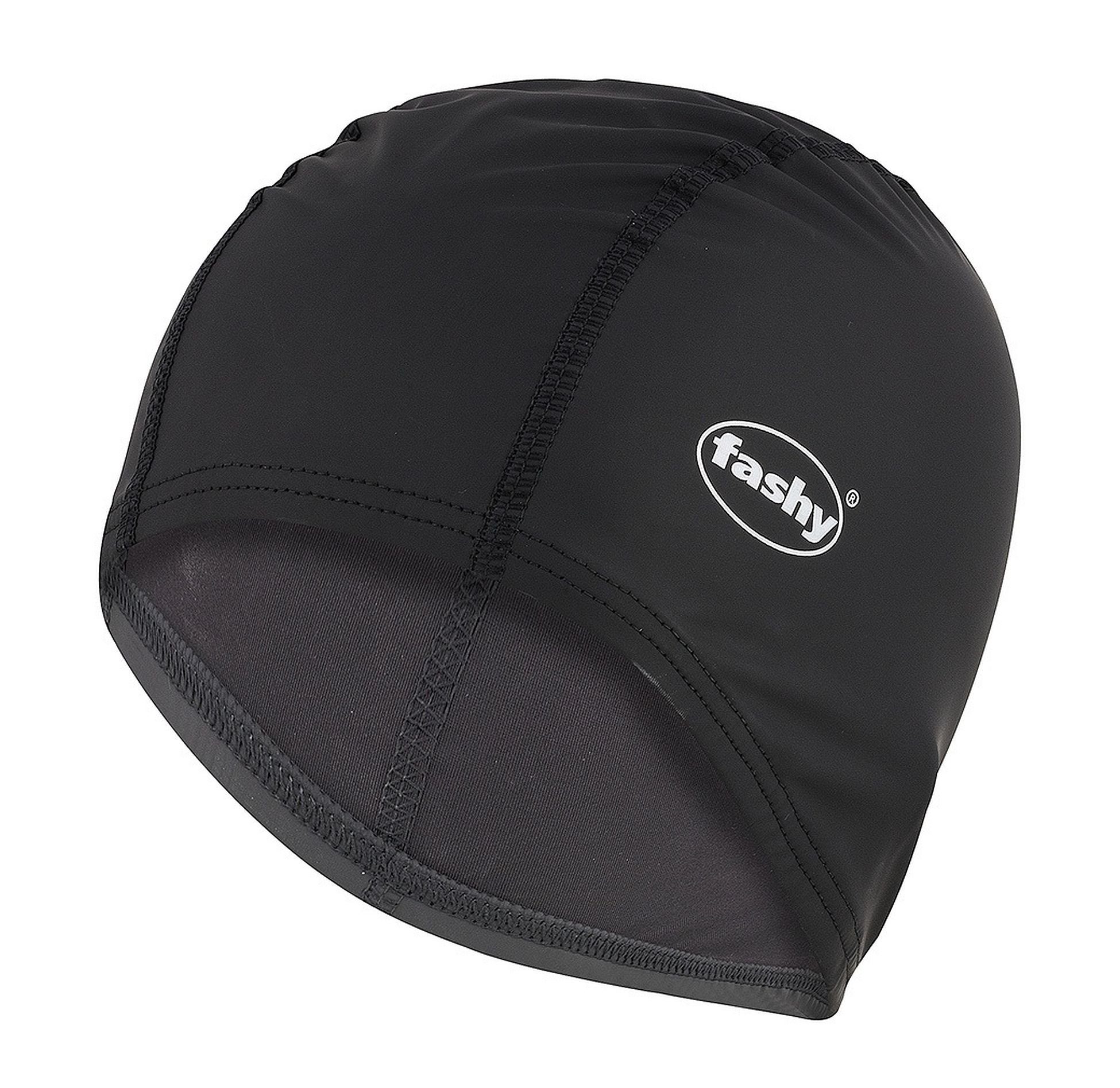 Fashy Badekappe Fashy - Badehaube Badekappe Schwarz lange Form Damen Herren 3059-20