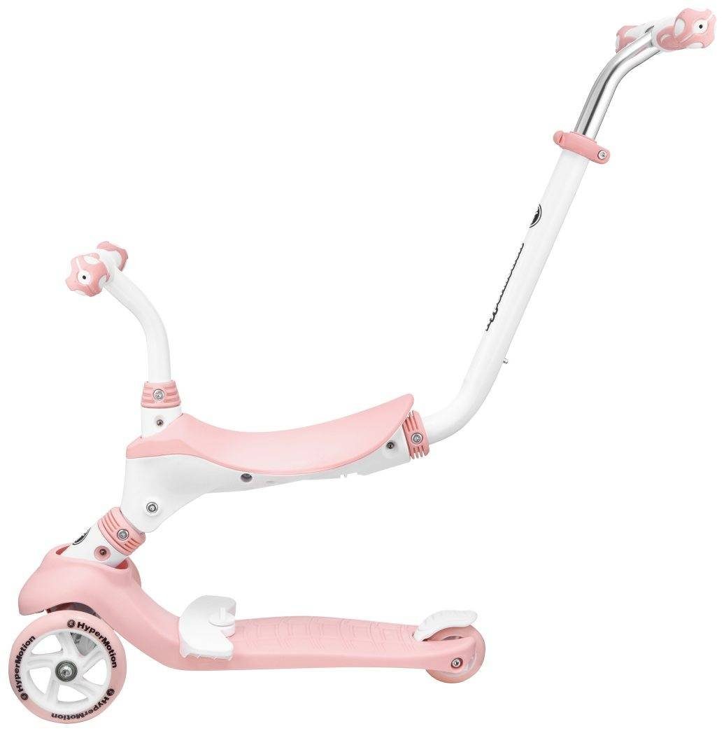 HyperMotion Dreiradscooter Roller 5in1 Rosa 