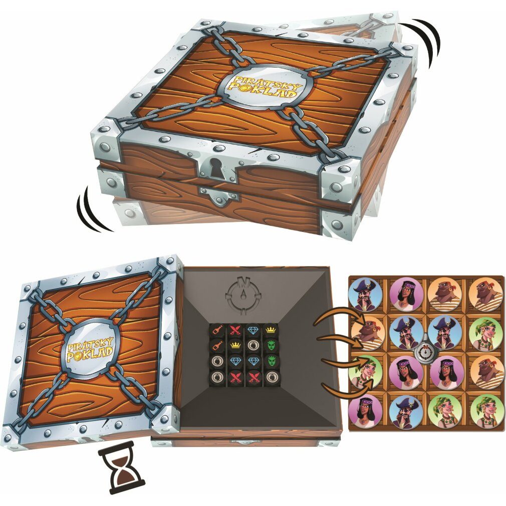 Dino Bikes Spiel DINO Kinderspiel Piratenschatz