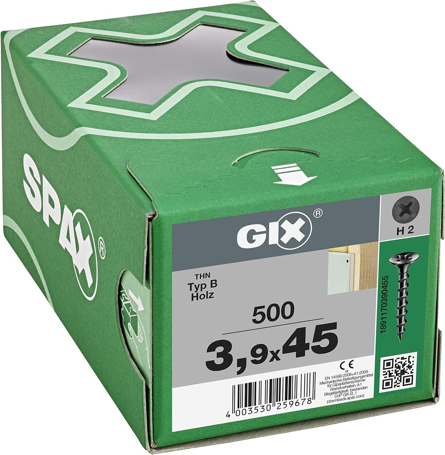 SPAX Schnellbauschraube GIX-B Packung, (500 St) | Schrauben