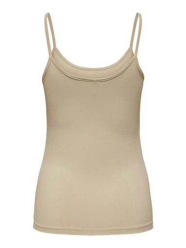 NEW Spaghettitop JRS ONLY ONLEA Humus SINGLET S/L NOOS