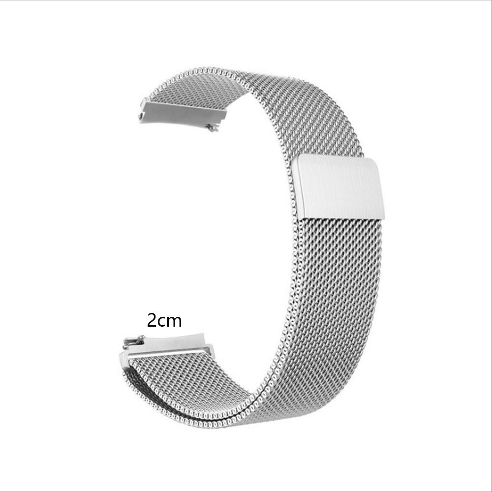 Galaxy Edelstahl 5/4 GelldG Metall Uhrenarmband Silber Watch mit Samsung kompatibel Armband Mesh