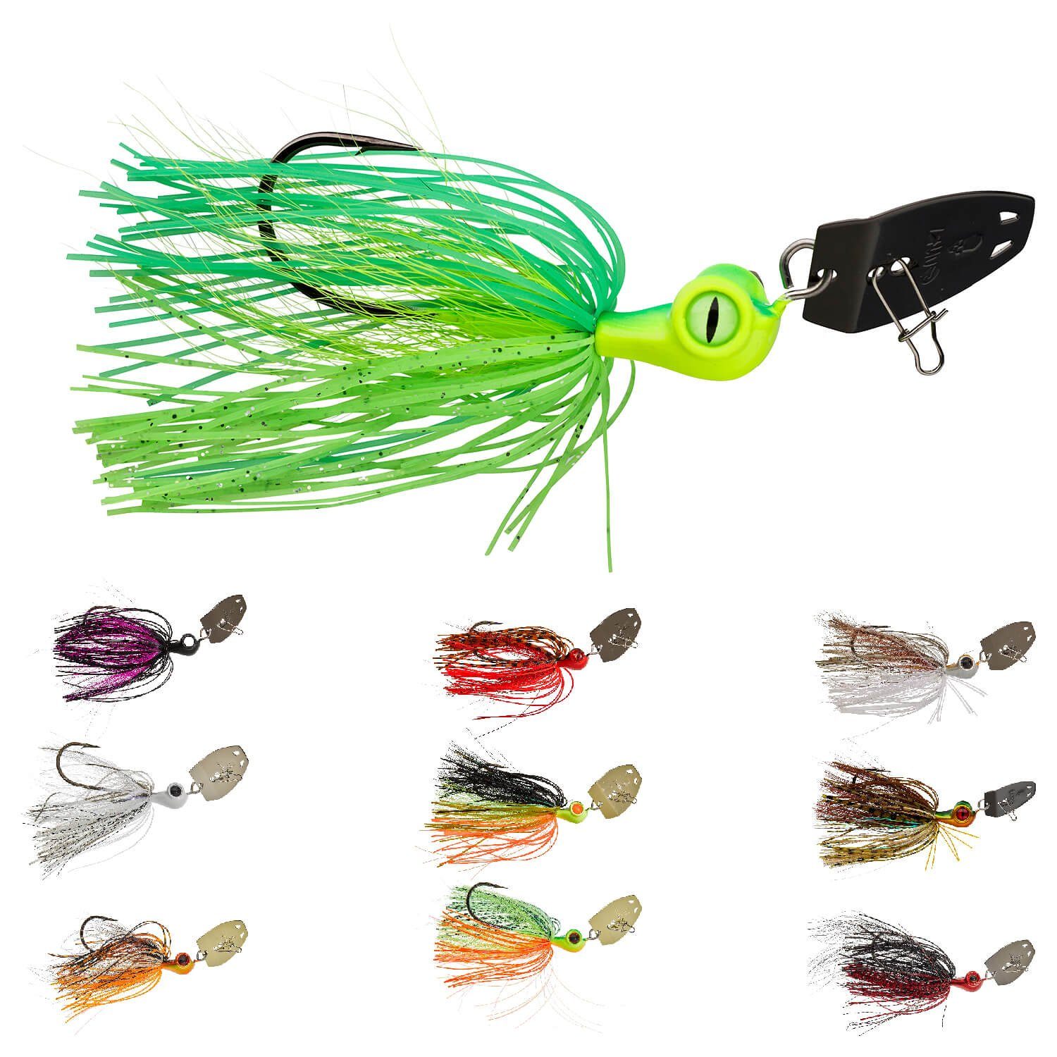 Gunki Fishing Kunstköder Gunki Boomer Blade Jig Chatter bait 14g, (1-St)