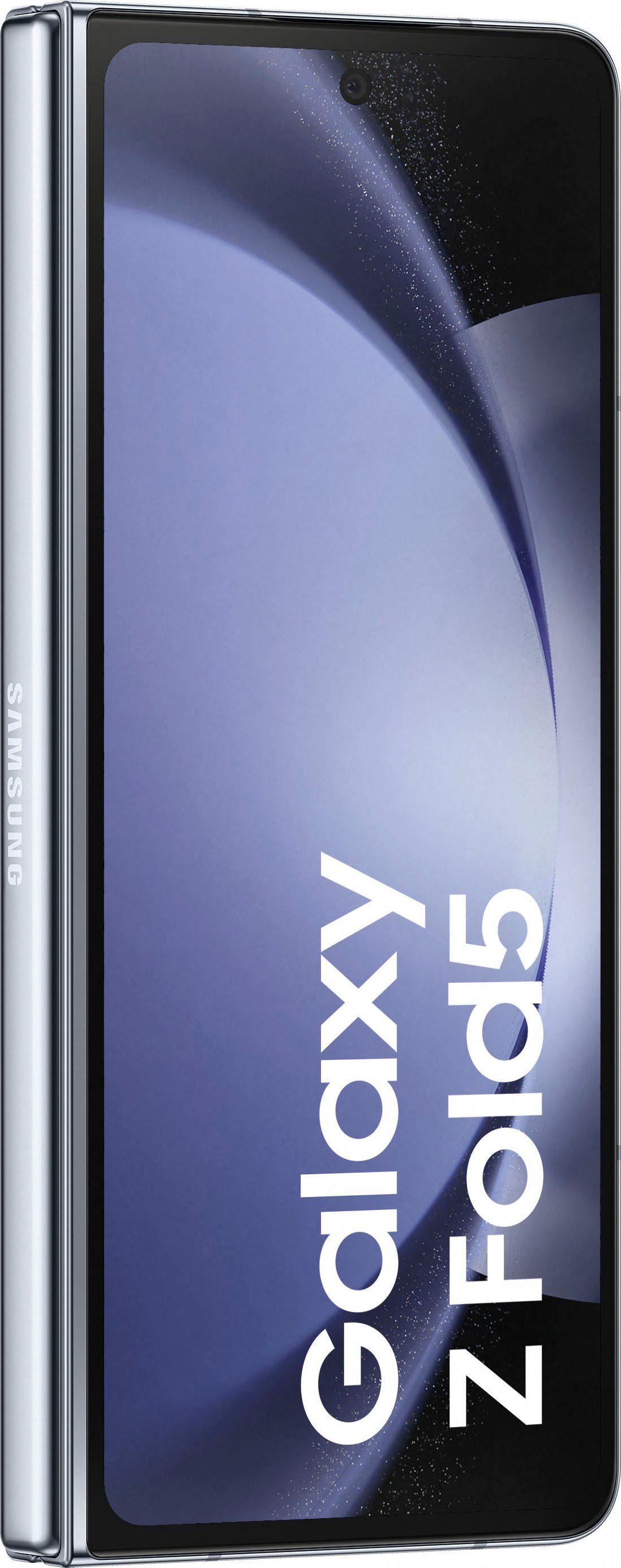Samsung Galaxy Z Fold Blue 256 GB (19,21 5 Smartphone 50 Zoll, Speicherplatz, MP cm/7,6 Kamera) Icy