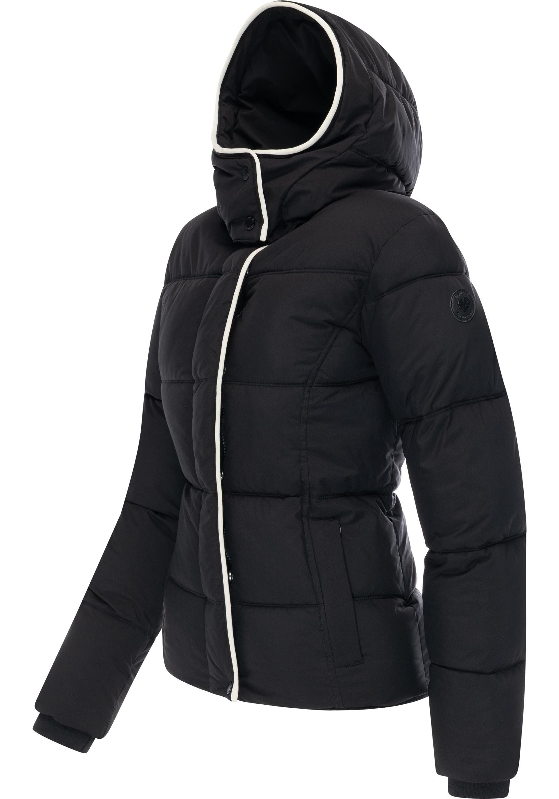 Ragwear Winterjacke Gleama YOUMODO Wasserdichte Damen Steppjacke mit abnehmbarer Kapuze