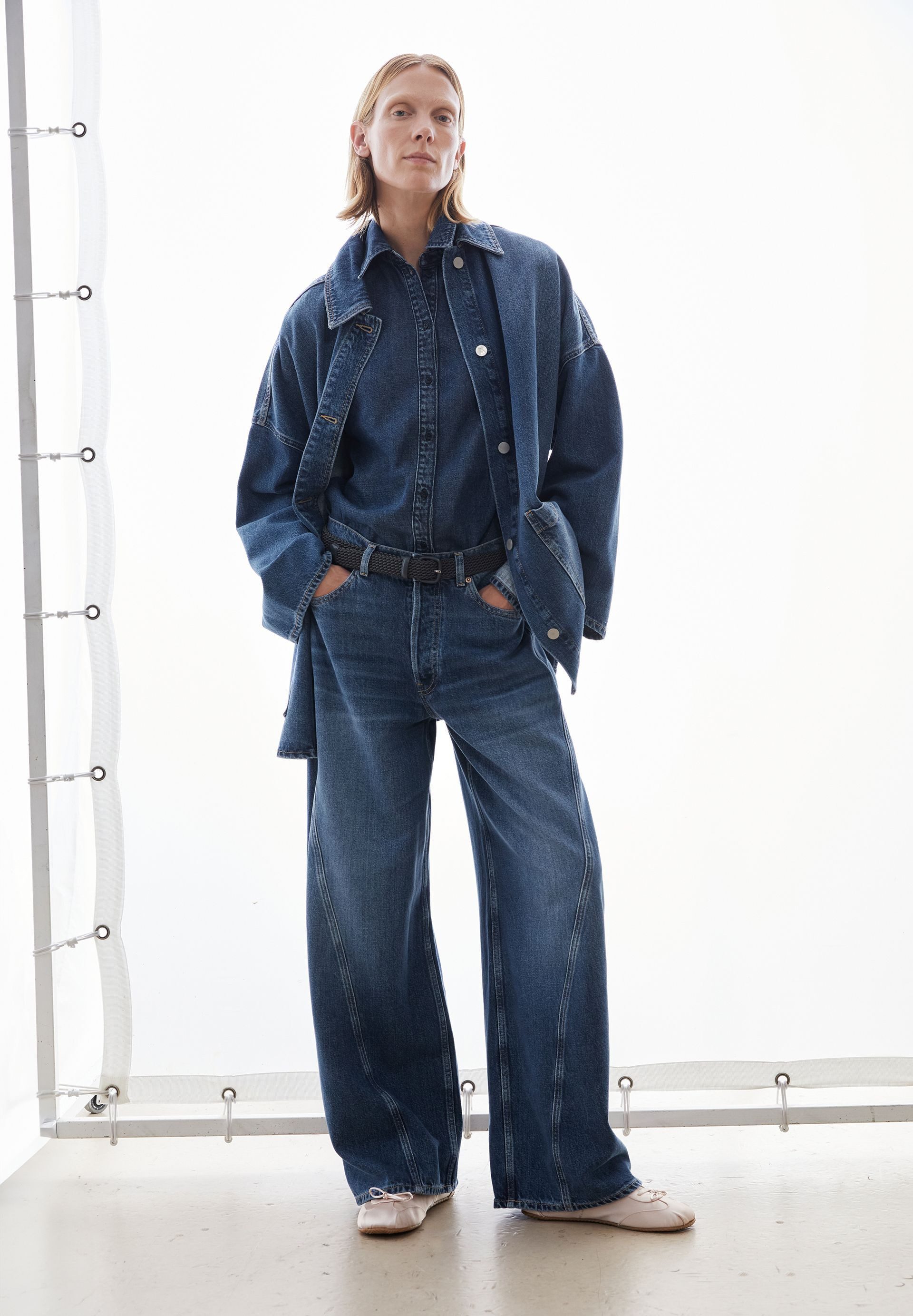 Armedangels Jeansjacke DRAAPY DENIM Jeansjacke aus TENCEL™ Lyocell Mix Oversized Fit