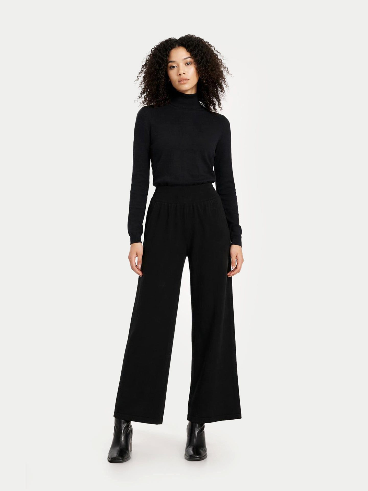 GOBI Cashmere Strickhose Weite Kaschmirhose günstig online kaufen