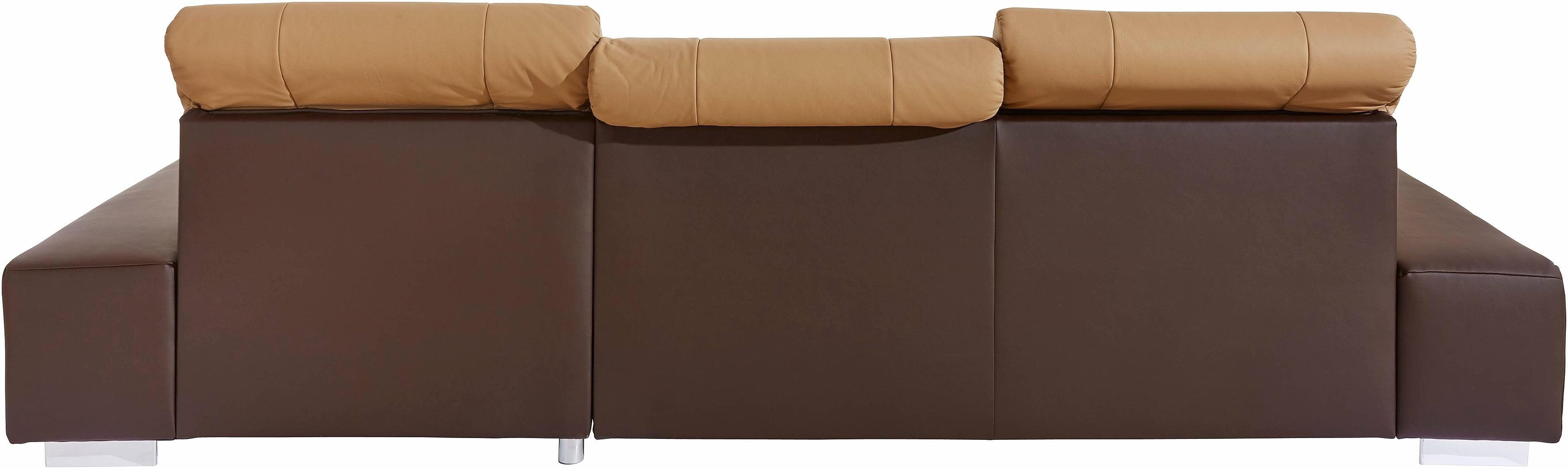 DOMO collection Ecksofa "Star, zeitlose Formensprache, elegante Optik, L-Fo günstig online kaufen