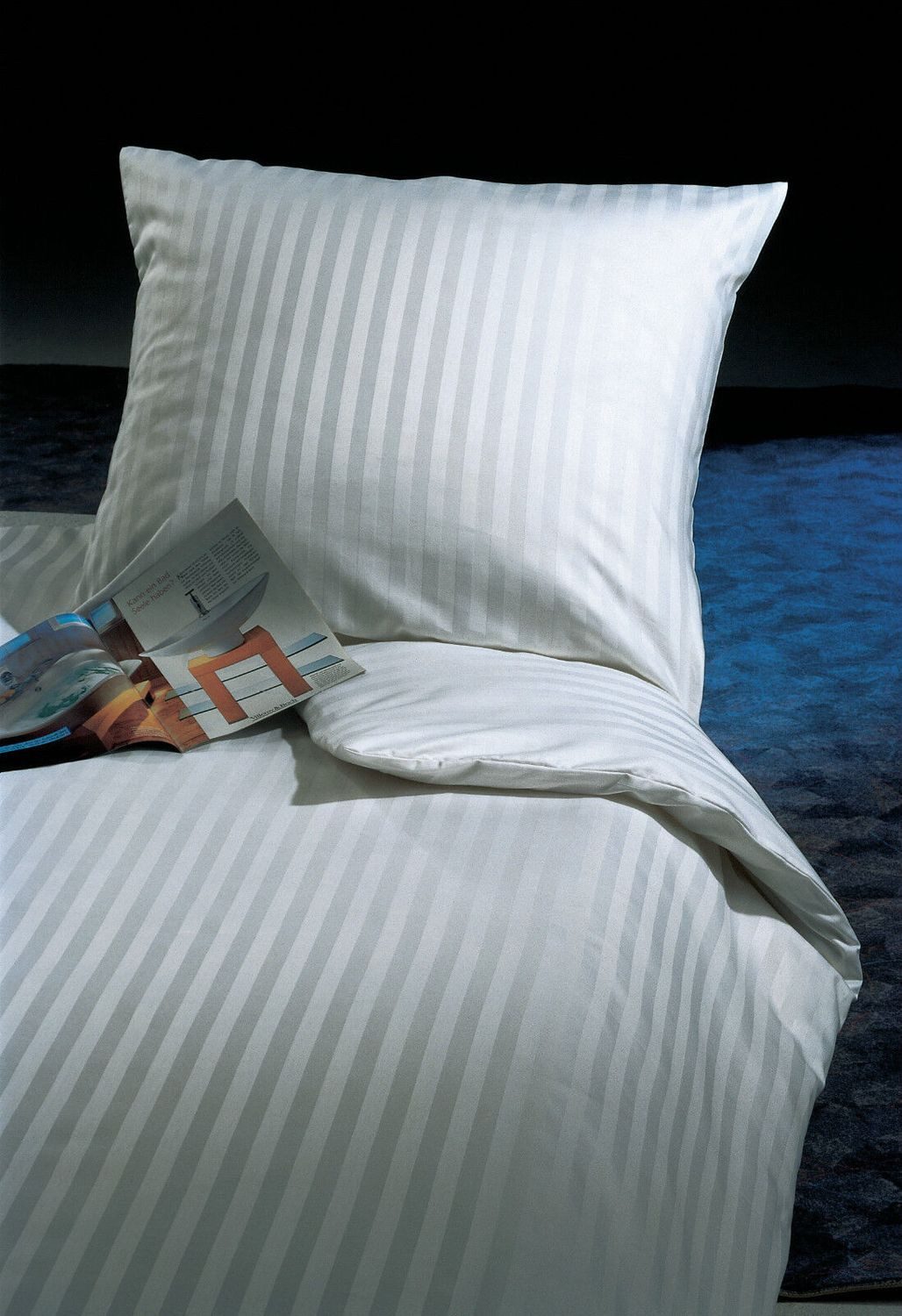 texpot Bettwäsche 20mm Bettwäsche weiß mit Hotelverschluß 100% Baumwolle, 1 teilig