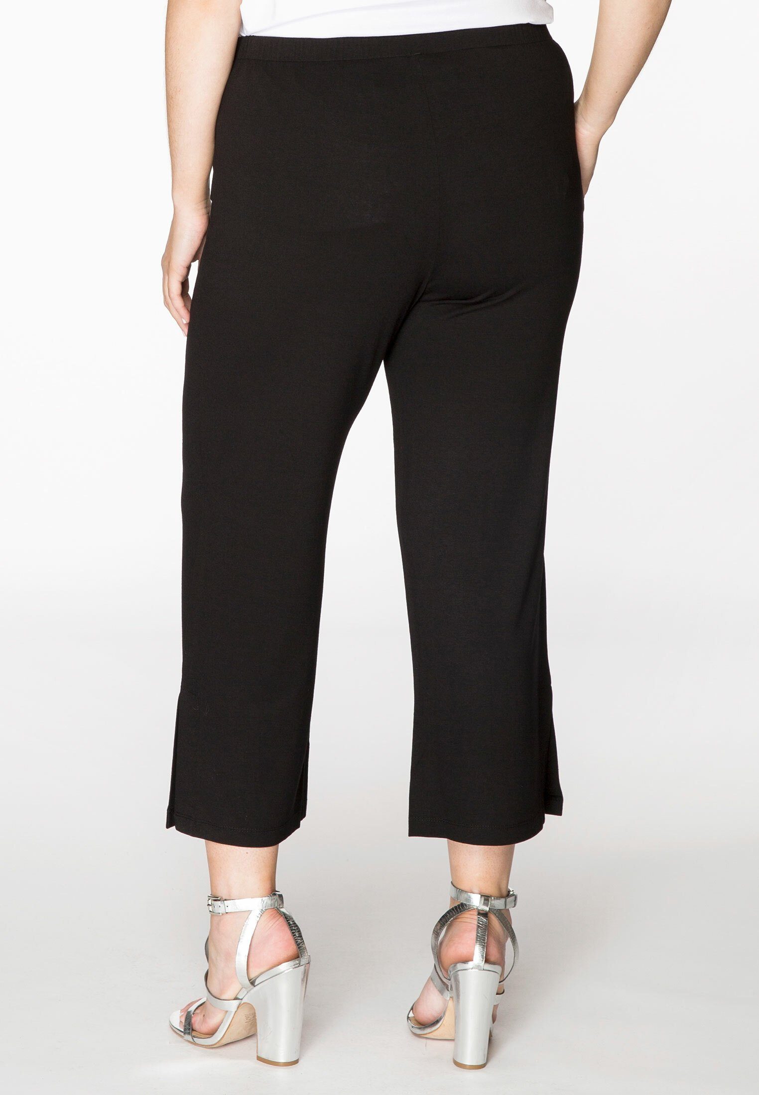 YOEK Bootcuthose Damen Hose basic Große Größen