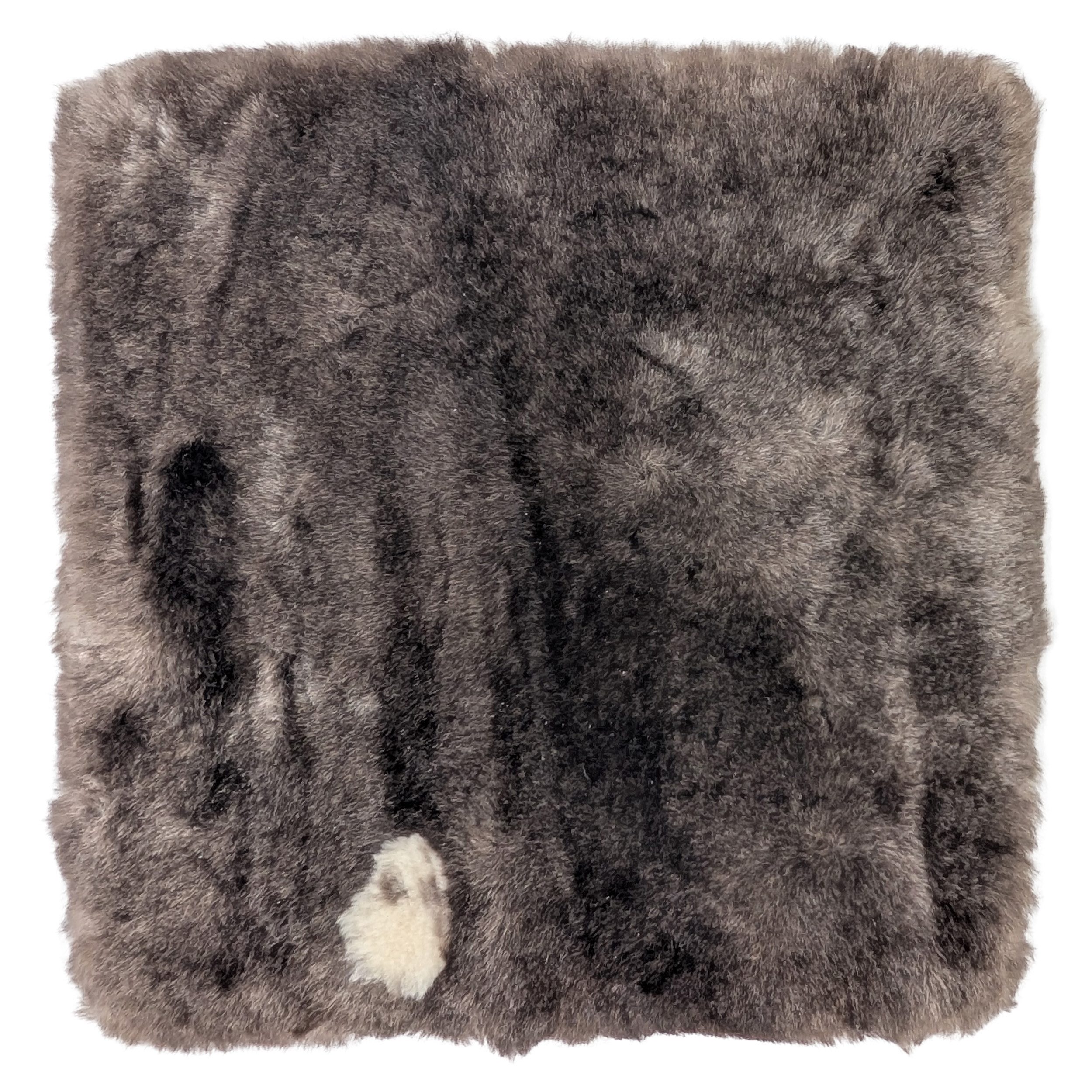 Reissner Lammfelle Sitzkissen Sitzauflage SOFI ungefärbte naturbunte Merino Lammfelle 35x35cm