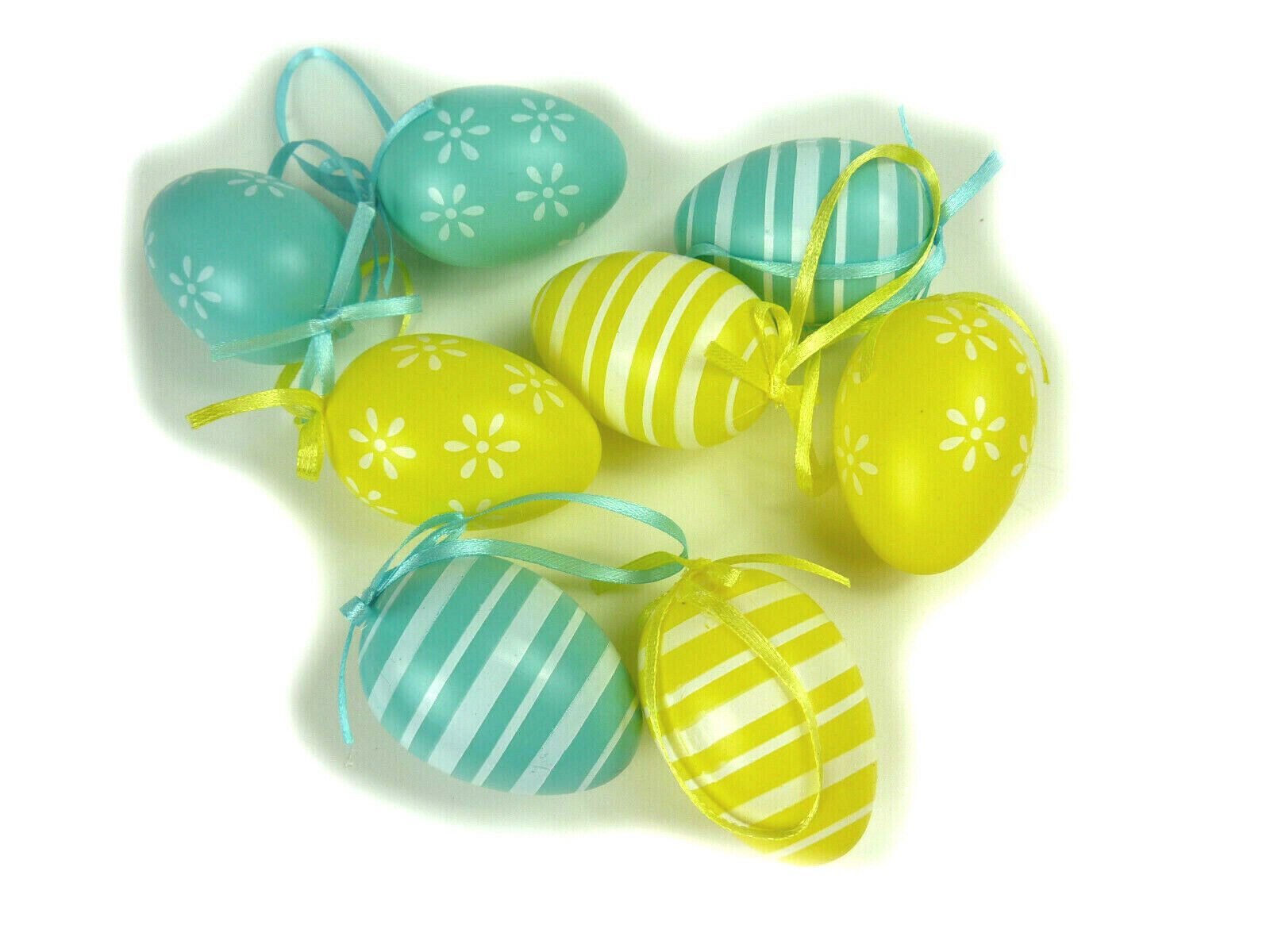 Taschen4life Osterei Ostereier zum hängen 15786 (Set, 8 Stück), für drinnen & draußen, wetterfest