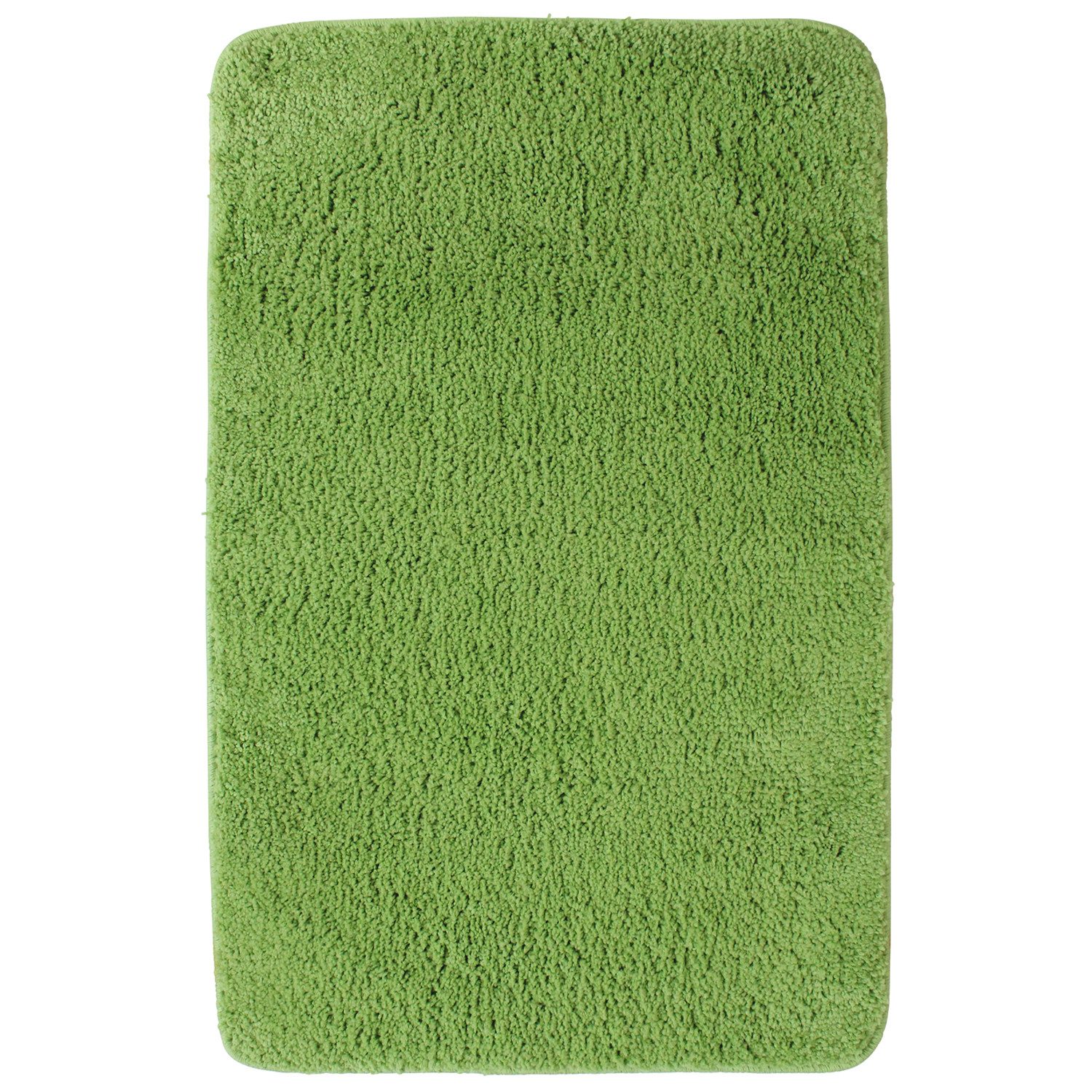 NYVI Badematte Badematte 70x120cm NYVISpa Lasalle Grün Badezimmerteppich XXL eckig, Höhe 20 mm, Polyester, Rutschfest, Saugstark, Schnell Trocknend, Fußbodenheizung geeignet