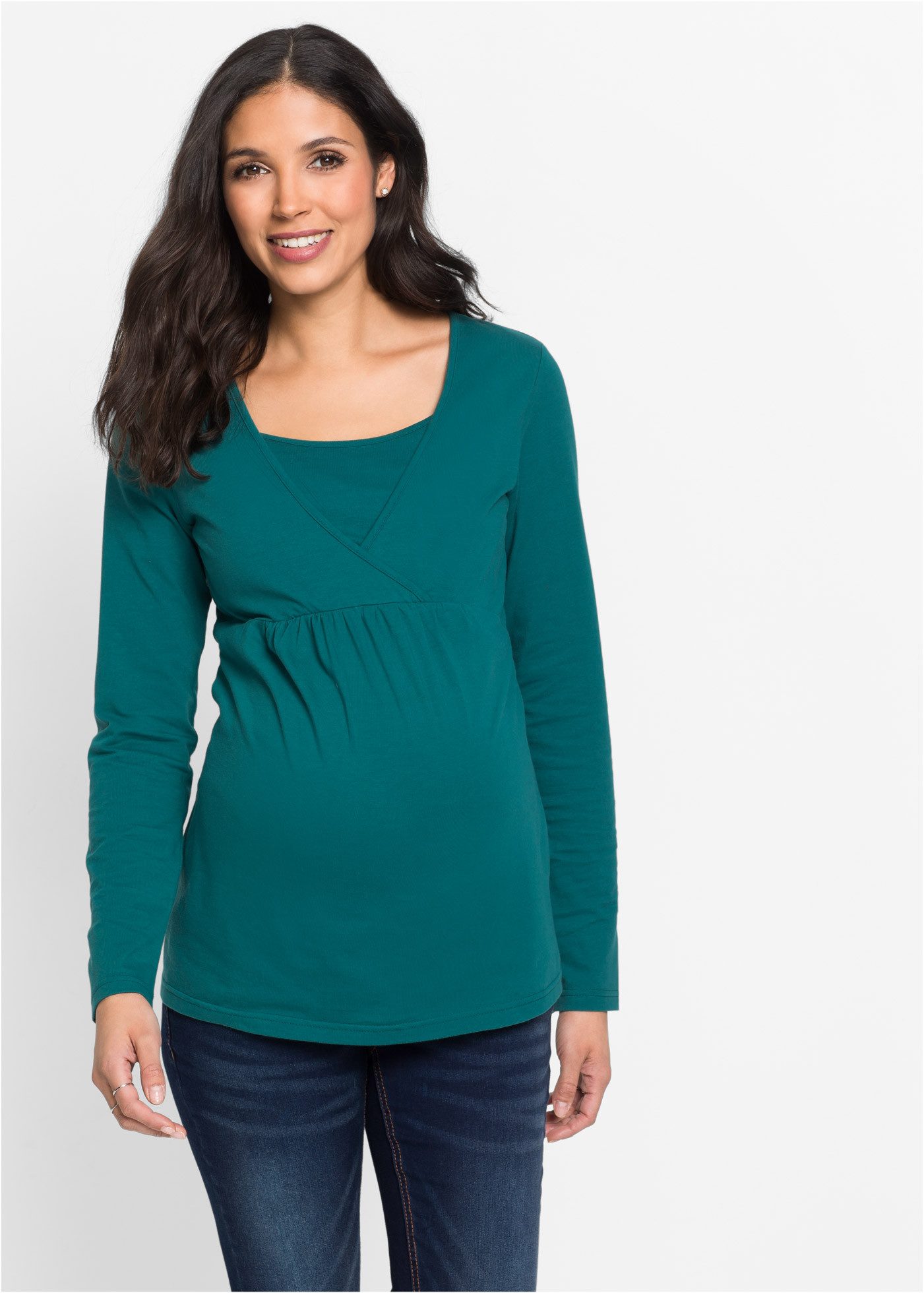 bonprix Stillshirt 2-in-1 Umstands- und Stillshirt