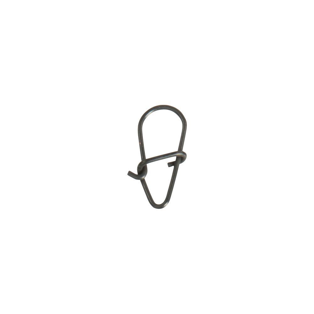 DAM Fishing Angelwirbel Egg Snap Karabiner Größen XS S M L Tragkr 11 - 26kg 20 Stück pro Pack, (Spar-Set), Mattschwarz