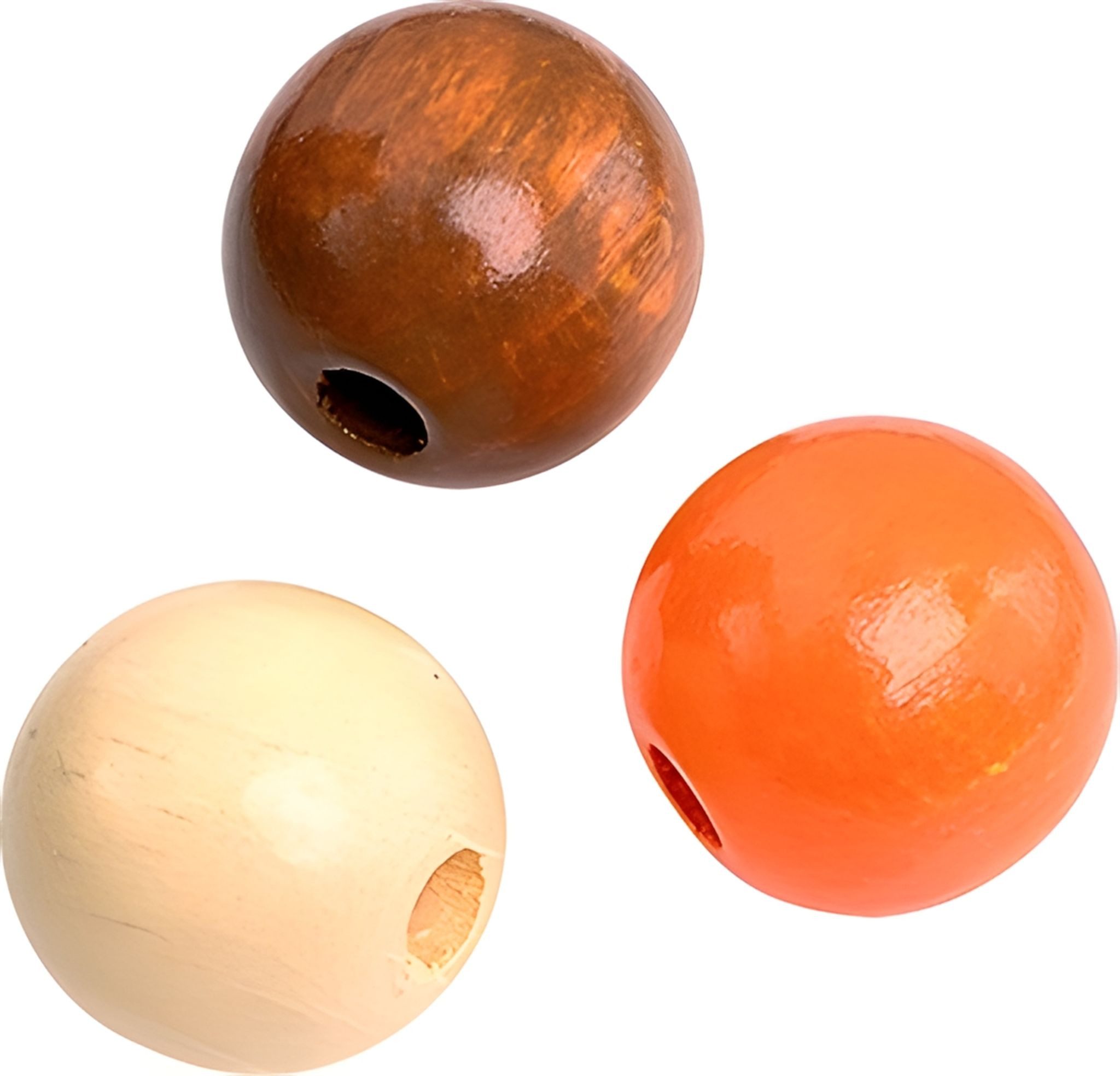 Knorr Prandell Bastelperlen KNORR PRANDELL 216013001 Holzperlen-MixØ 10 mm Buche Deutschland natur
