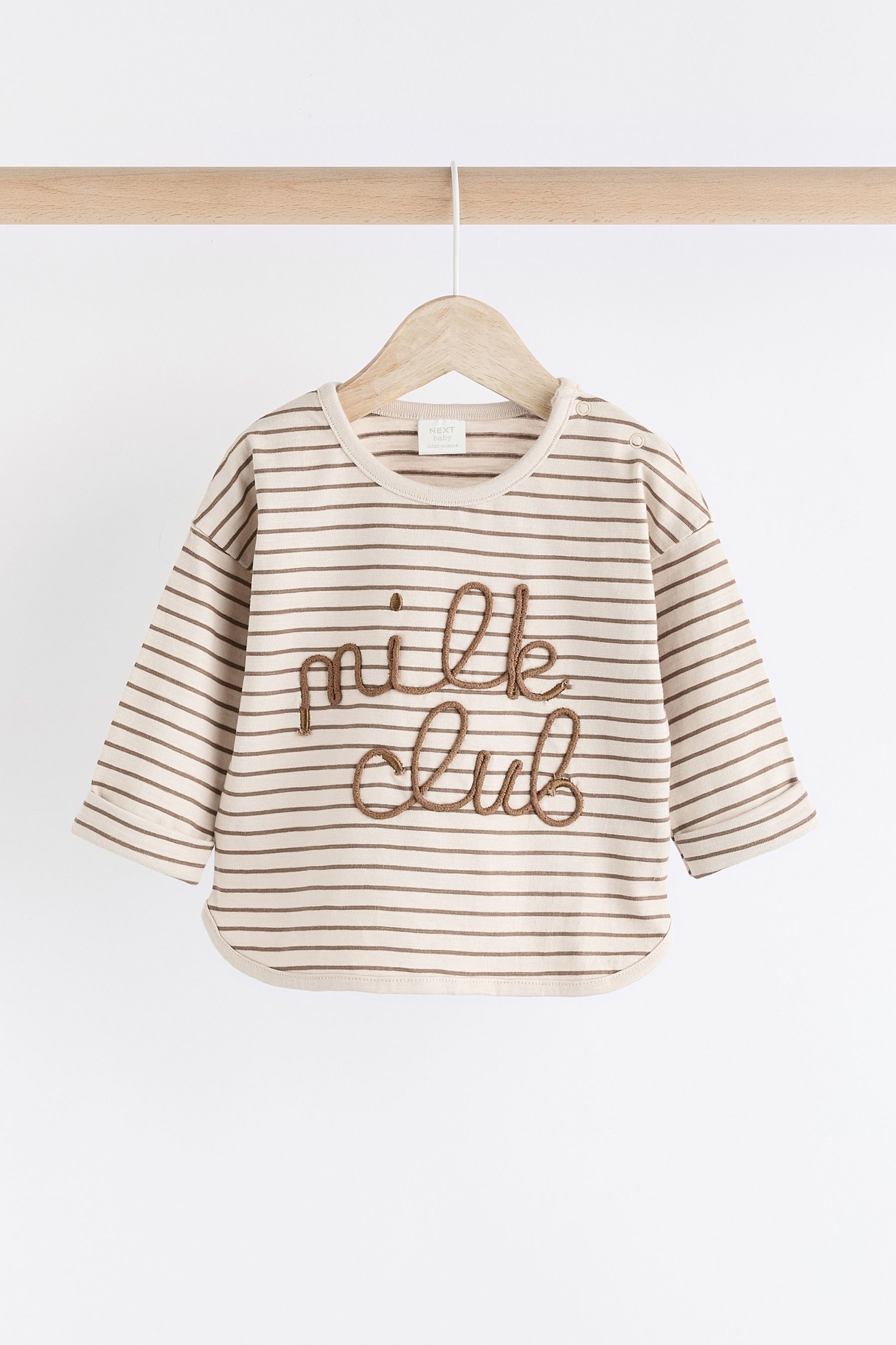 Next long-sleeved shirt Baby long-sleeved shirts made of 100% cotton, 3-pack (3-piece)