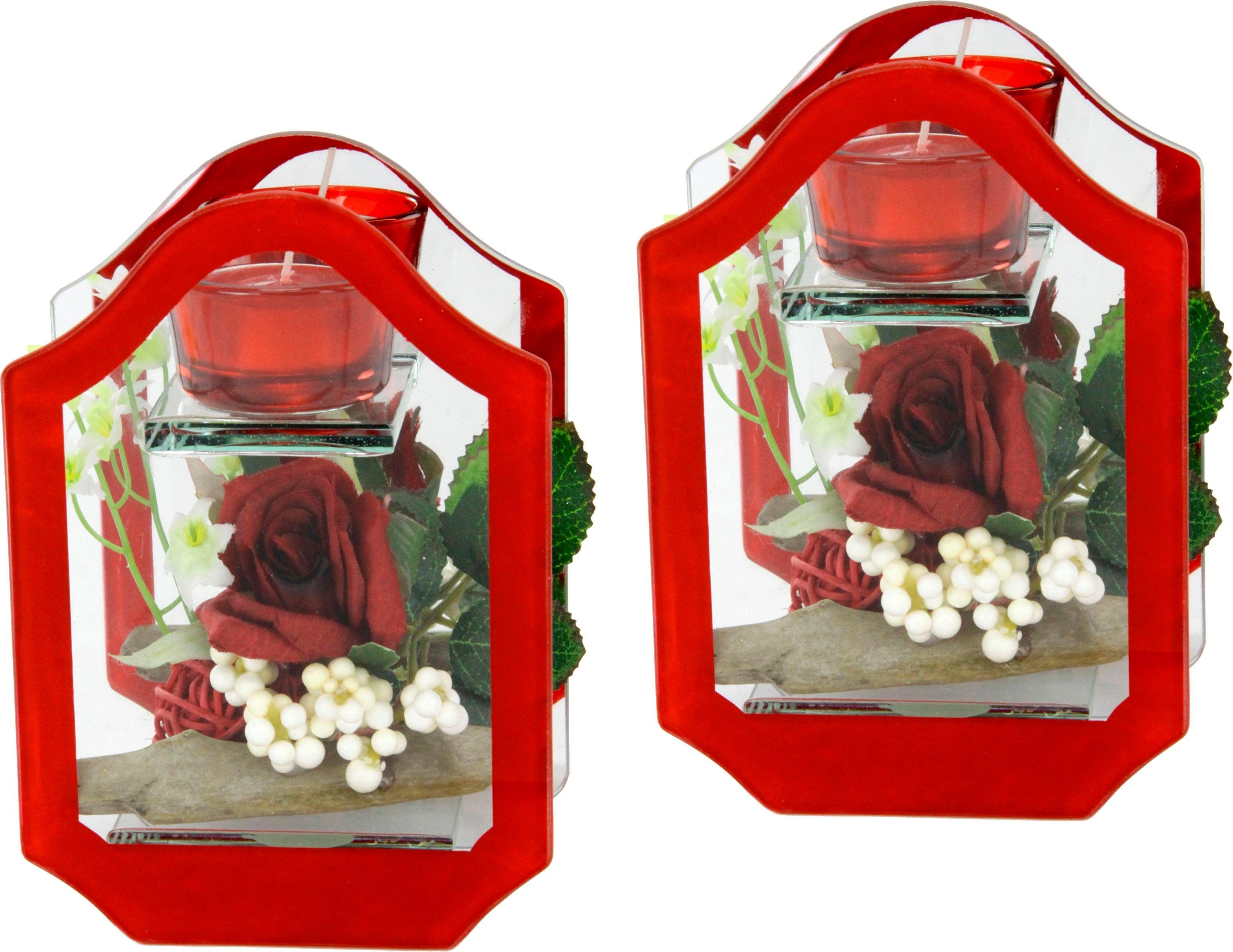 Kunstpflanze Rose, I.GE.A., Höhe 16 cm günstig online kaufen