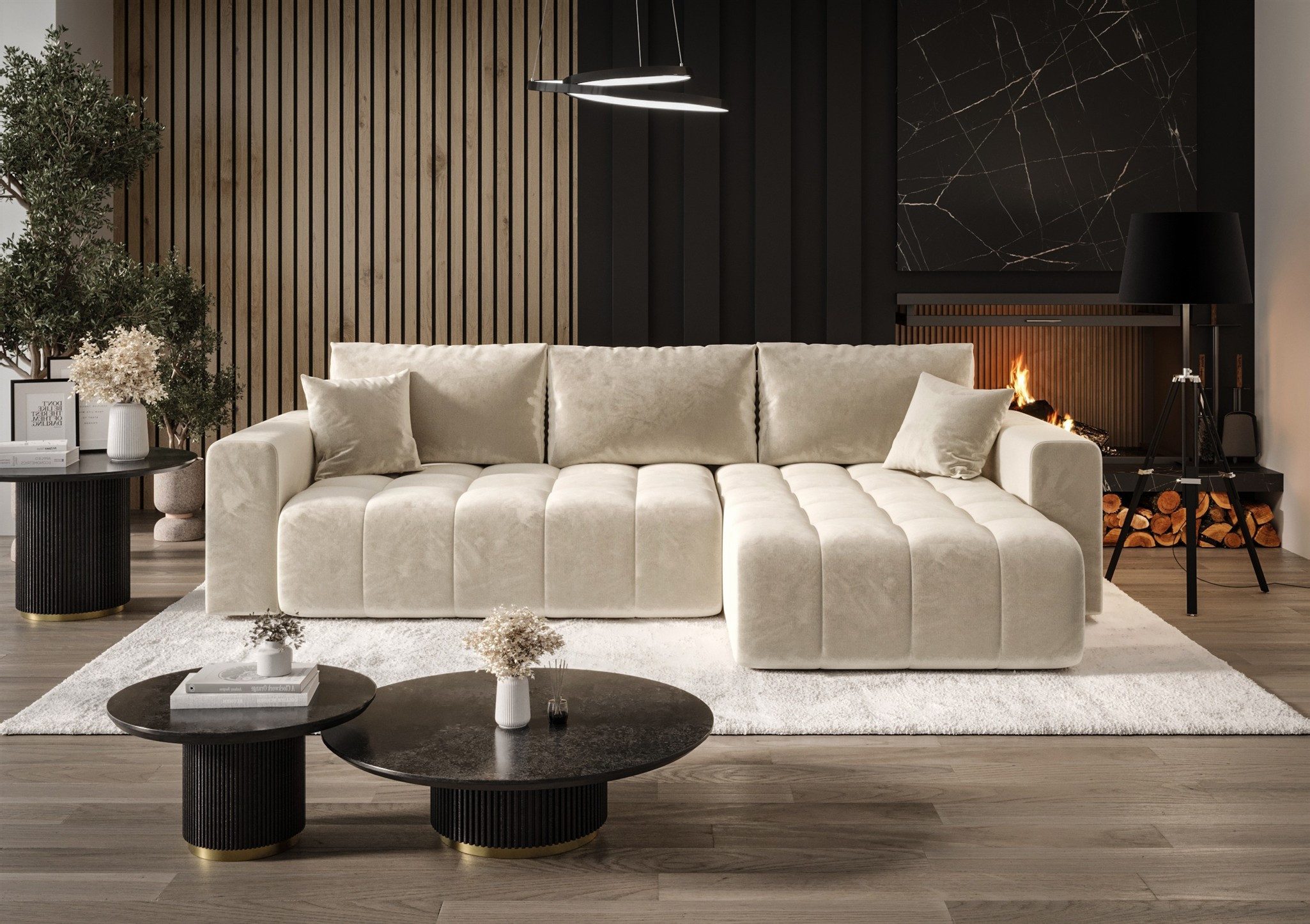 Fun Möbel Ecksofa Sofa Schlafsofa CAMILA günstig online kaufen