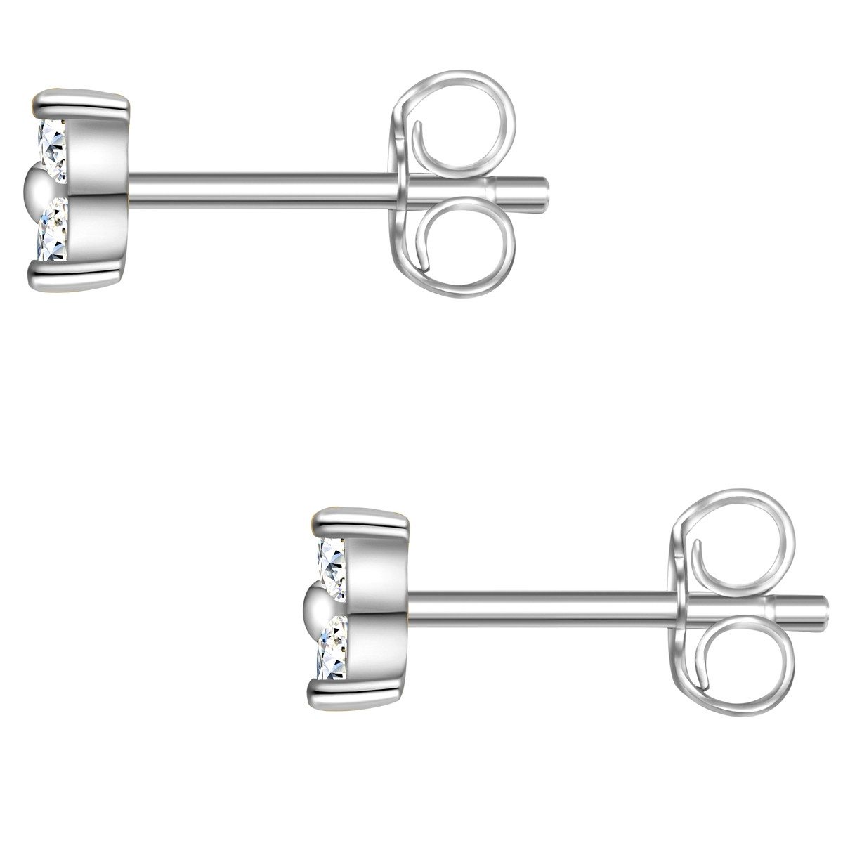 Glanzstücke München Paar Ohrstecker Set: GSM1944 (2-tlg), aus Sterling Silber
