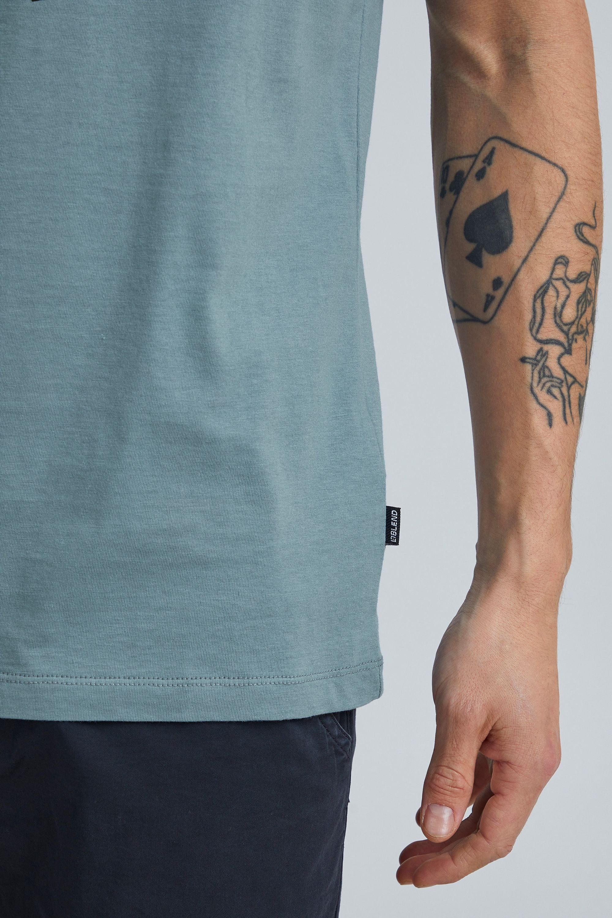 Blend T-Shirt BHAbraham (1-tlg) Klassisches T-Shirt mit Rundhalsausschnitt