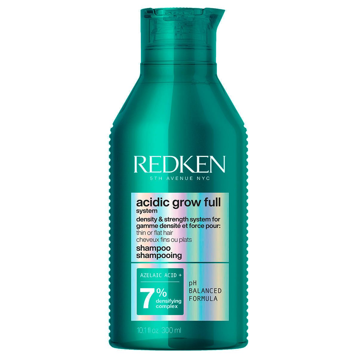 Redken Haarshampoo Redken Acidic Grow Full System Shampoo 300 ml – Shampoo für volleres H, 1-tlg., Reduziert Haarbruch sichtbar bereits nach wenigen Anwendungen