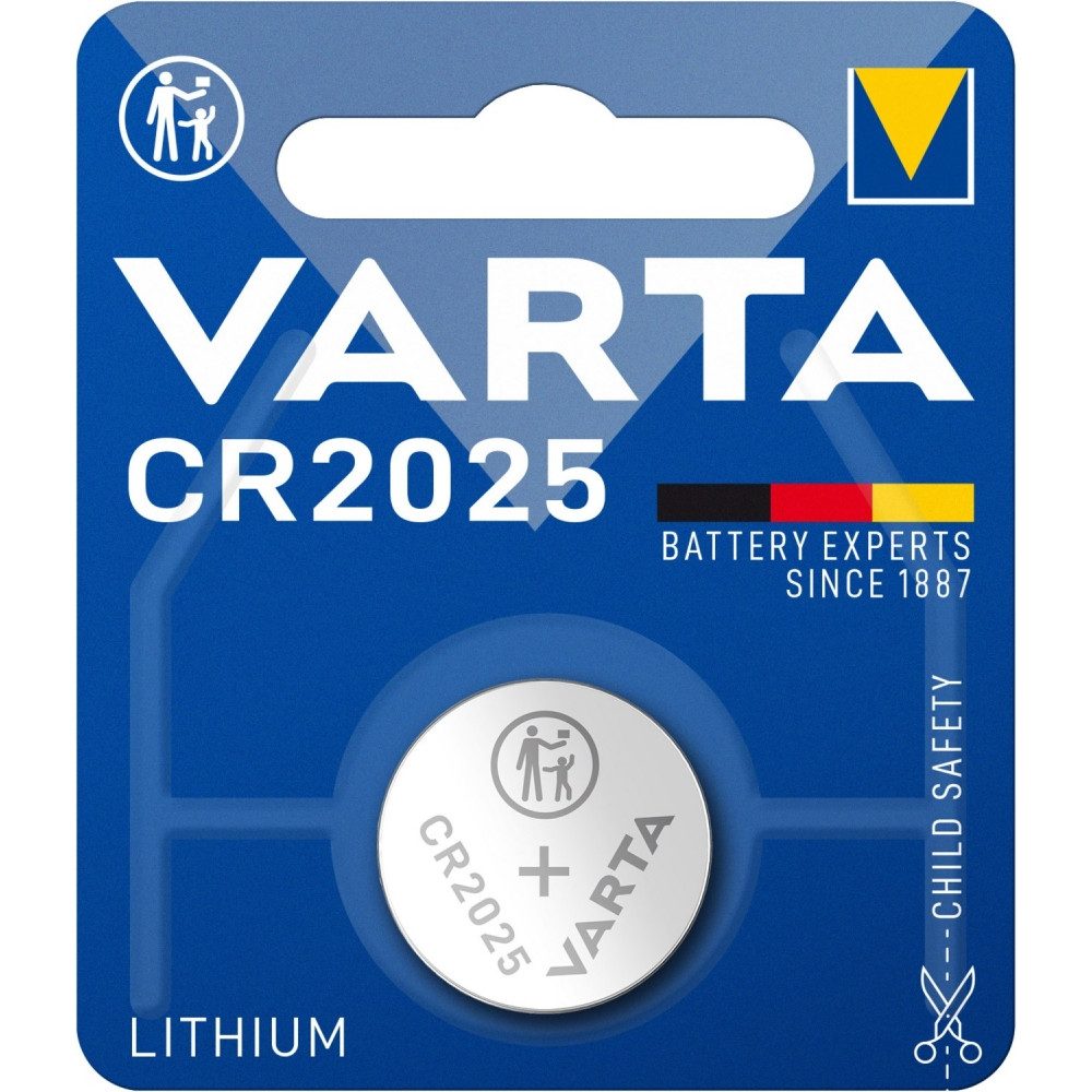 Varta CR2025 Knopfzelle - Lithium Batterie Akku