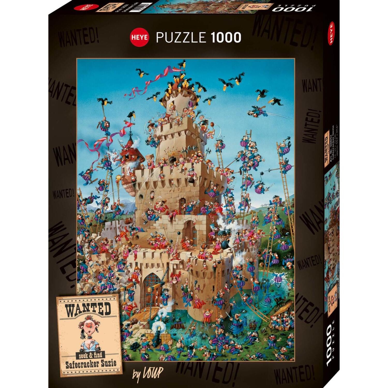 HEYE Puzzle Safecracker Suzie, 1000 Puzzleteile