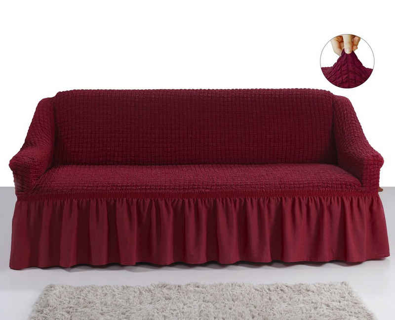 Sofahusse Sofahusse 2-Sitzer & 3-Sitzer Sofabezüge elastischer Sofa Überwurf SF, My Palace, weich, elastisch und waschbar - Ein neues Wohngefühl.